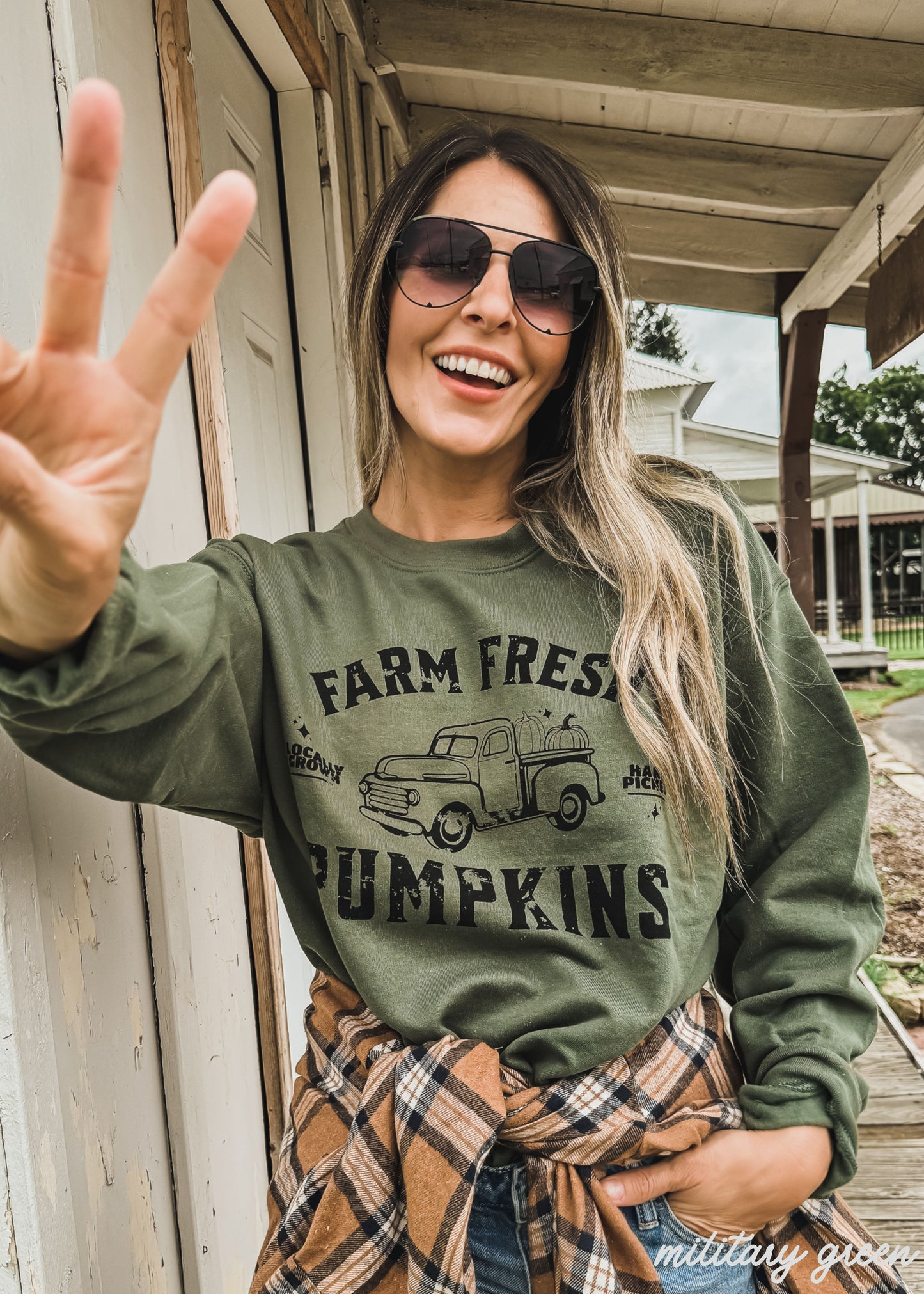Farm Fresh Pumpkins Sweatshirt *5 Colors (S-3X)