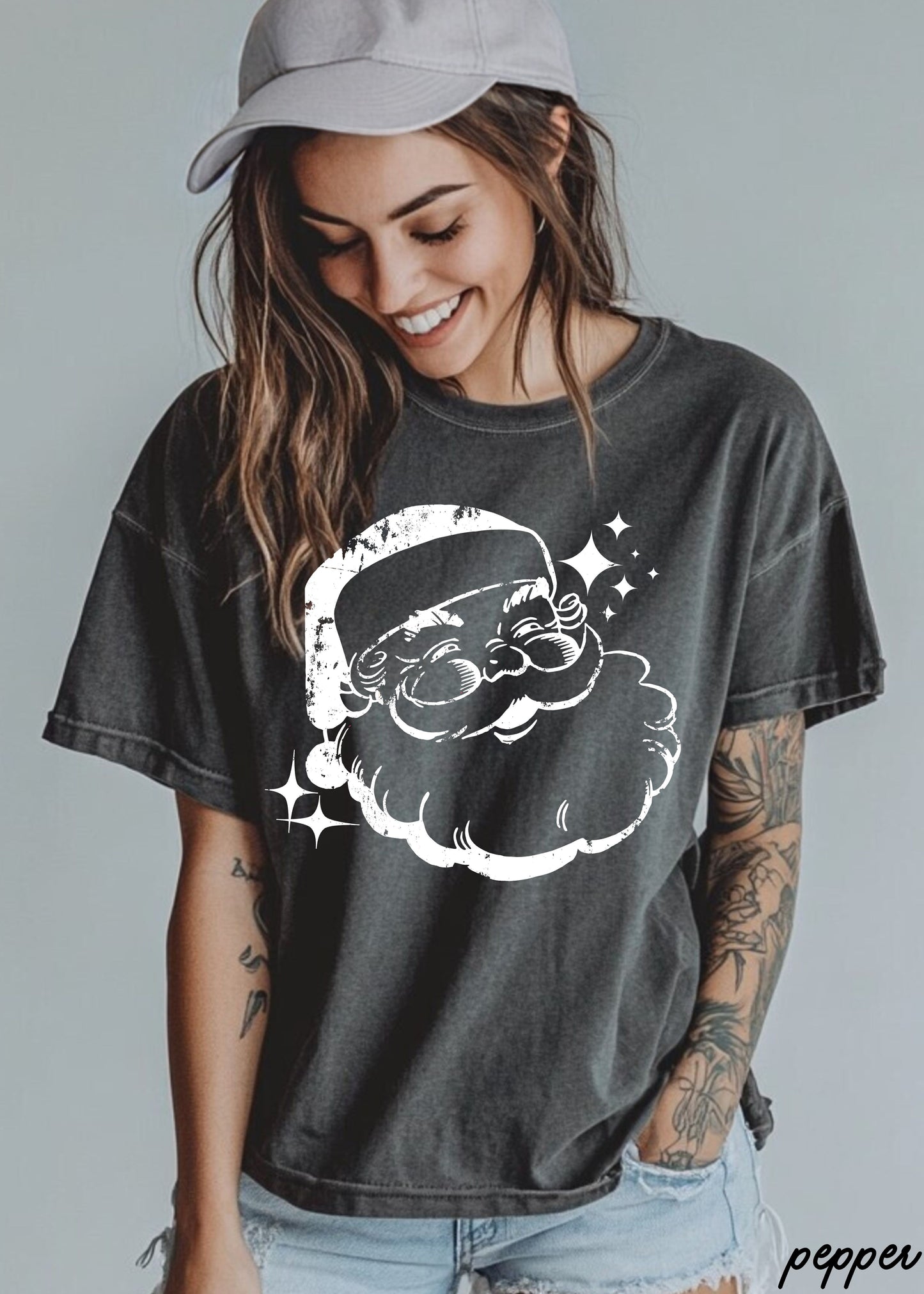 Santa Sparkles Tee *4 Colors (S-3X)