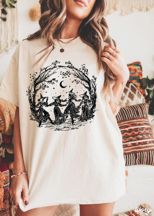 Dancing WItches Tee 9 Colors (S-3X)