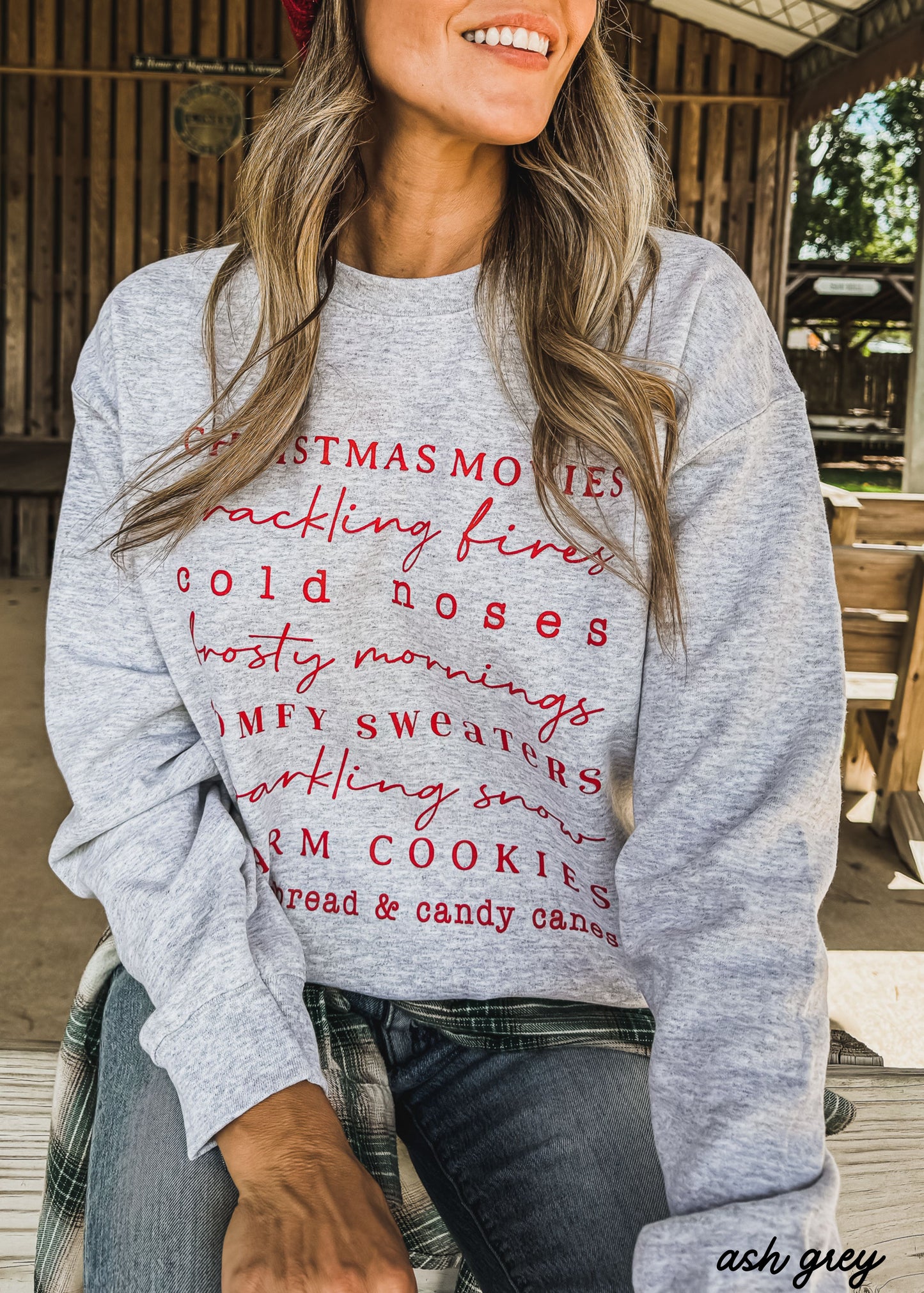 Winter List Sweatshirt *5 Colors (S-3X)