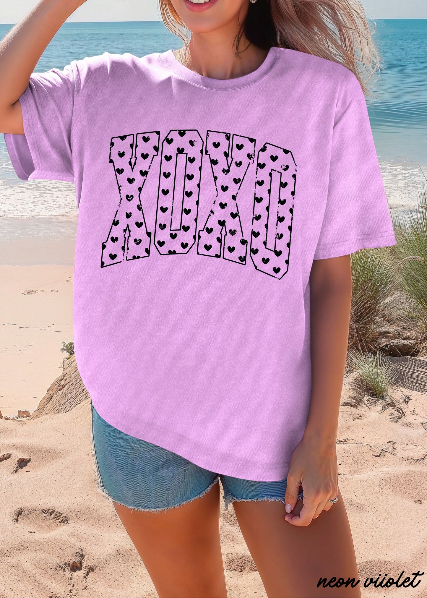 XOXO Hearts Tee *10 Colors (S-3X)