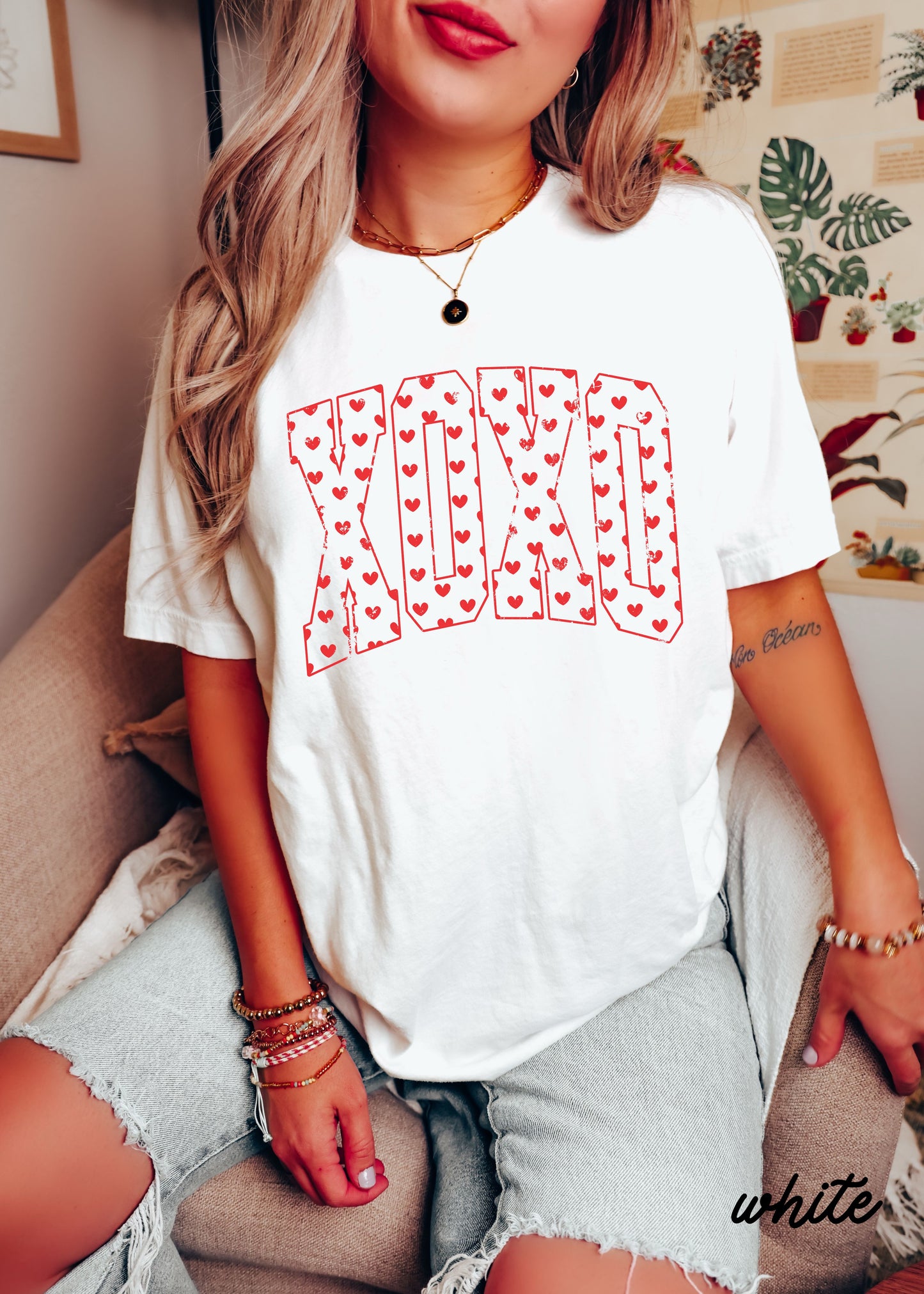 XOXO Hearts Tee *10 Colors (S-3X)