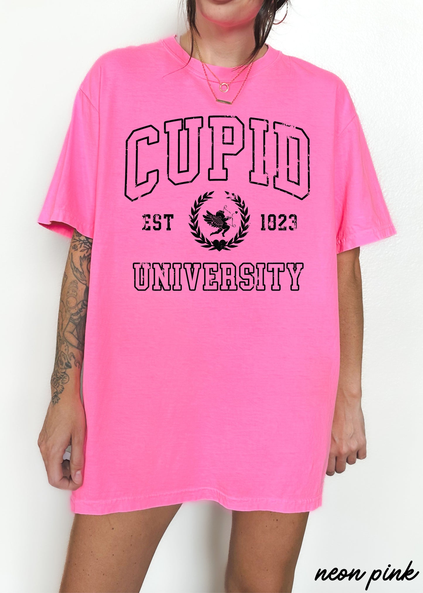 Cupid University Tee *10 Colors (S-3X)
