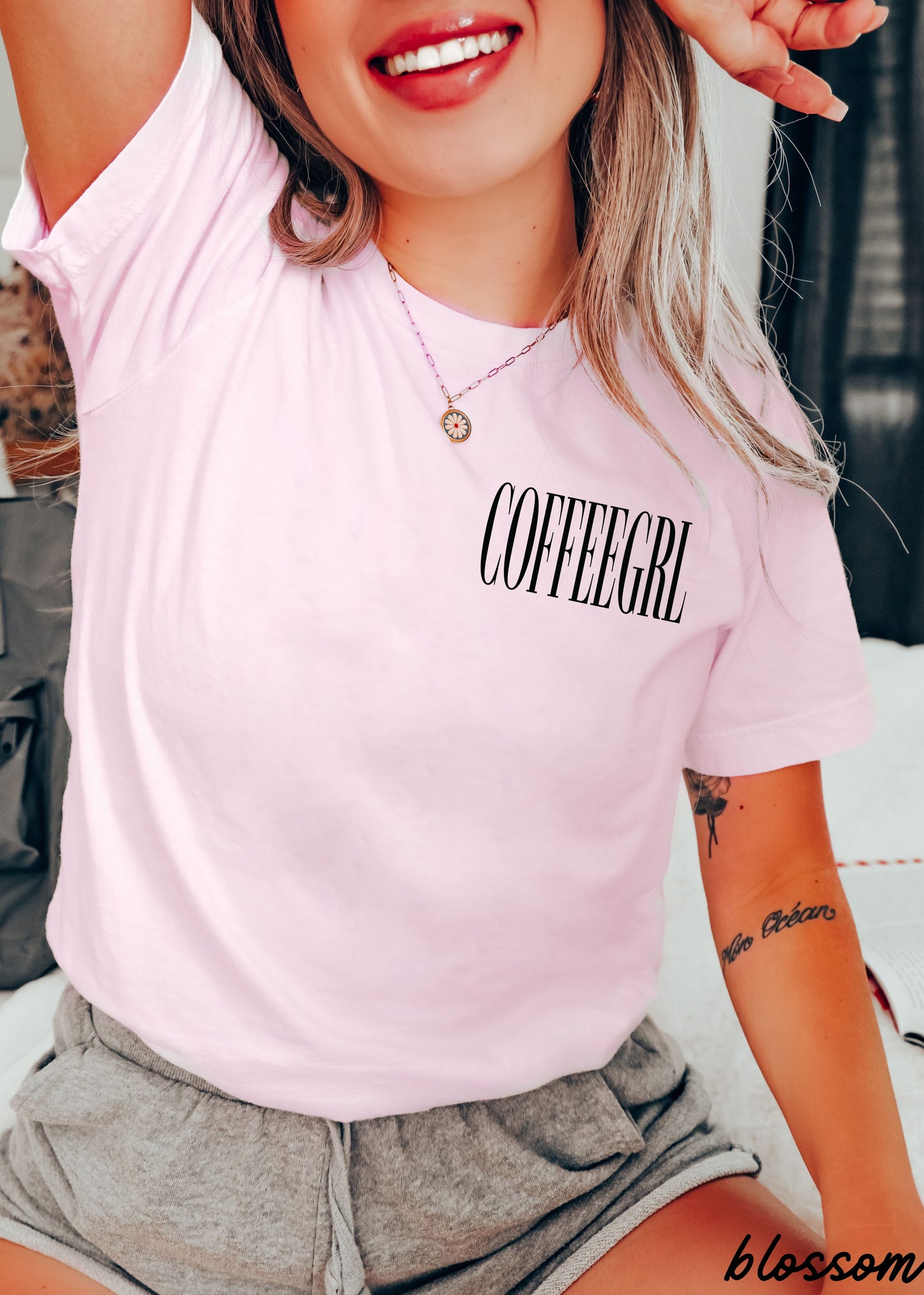 Coffeegrl Coffee Comfort Colors Tee *19 Colors (S-3X)
