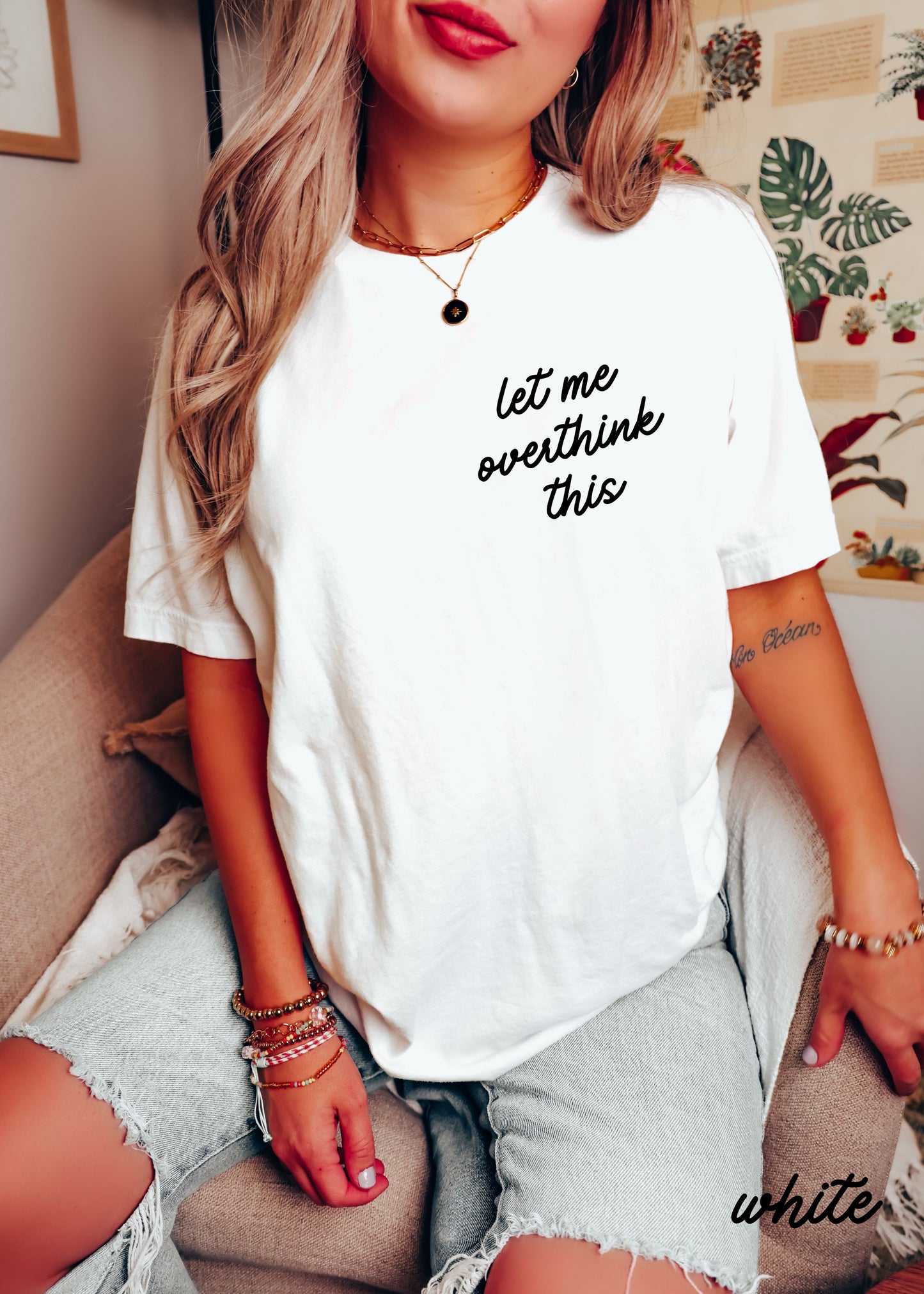 Let Me Overthink This Tee *18 Colors (S-3X)