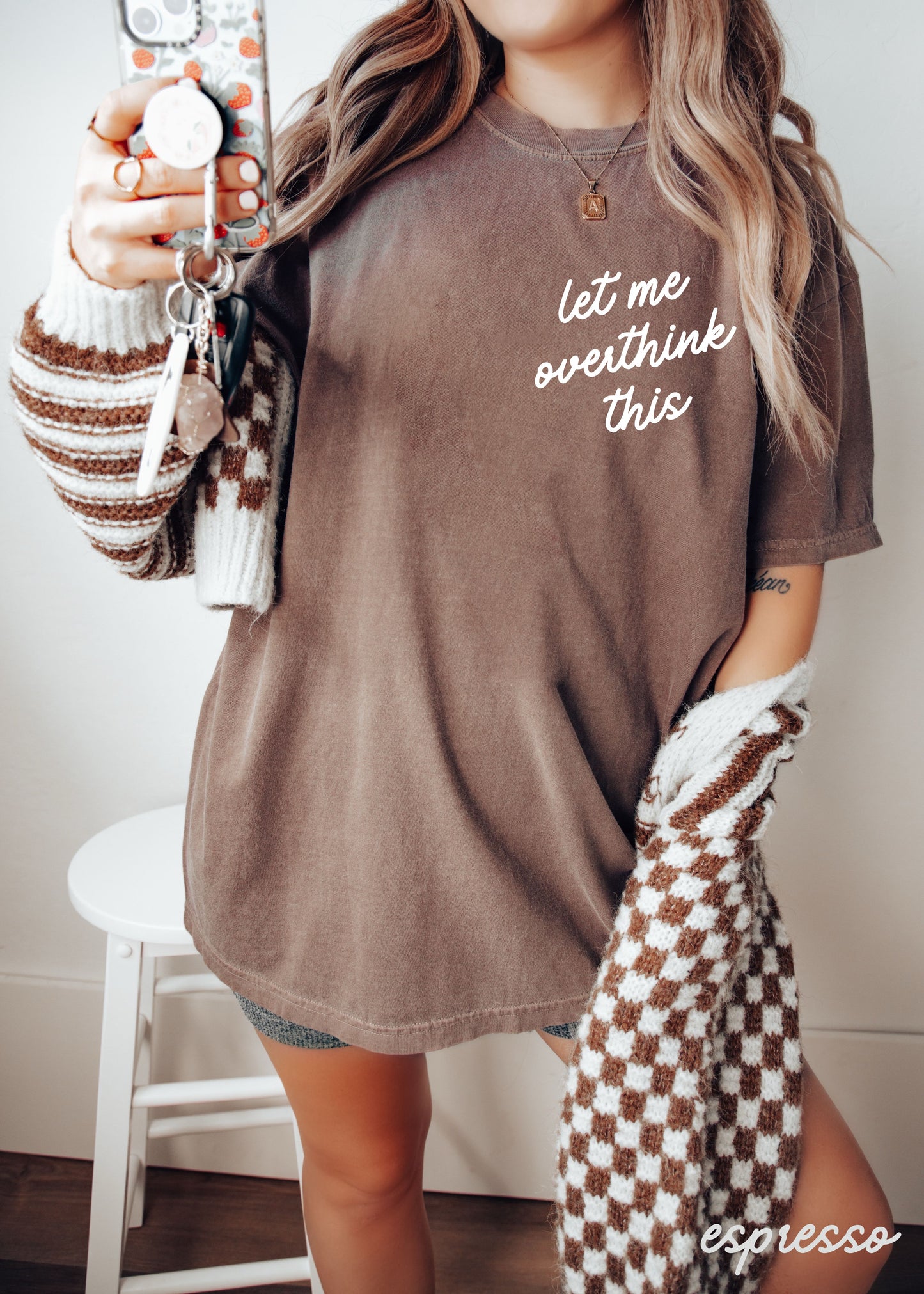 Let Me Overthink This Tee *18 Colors (S-3X)