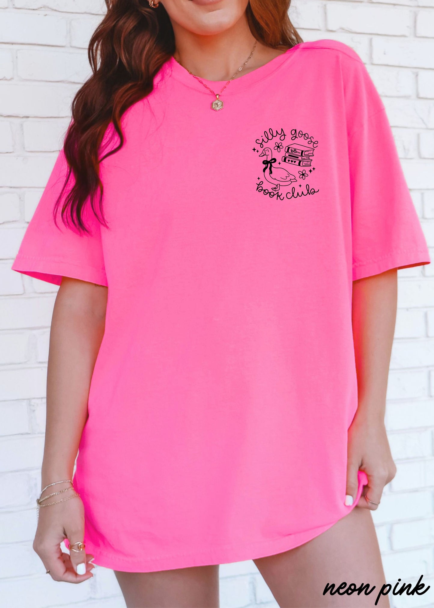 Silly Goose Book Club Pocket Tee *19 Colors (S-3X)