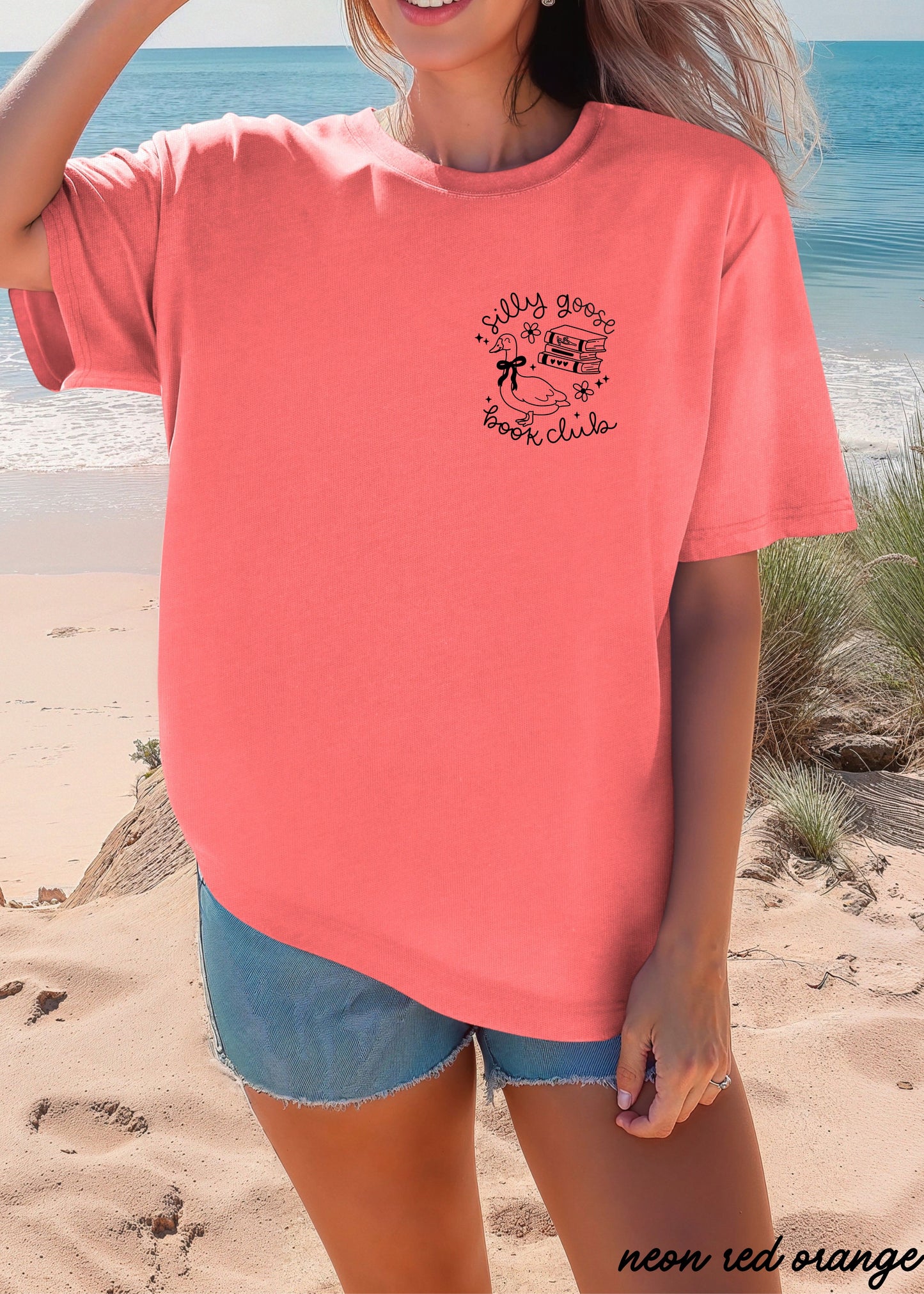 Silly Goose Book Club Pocket Tee *19 Colors (S-3X)