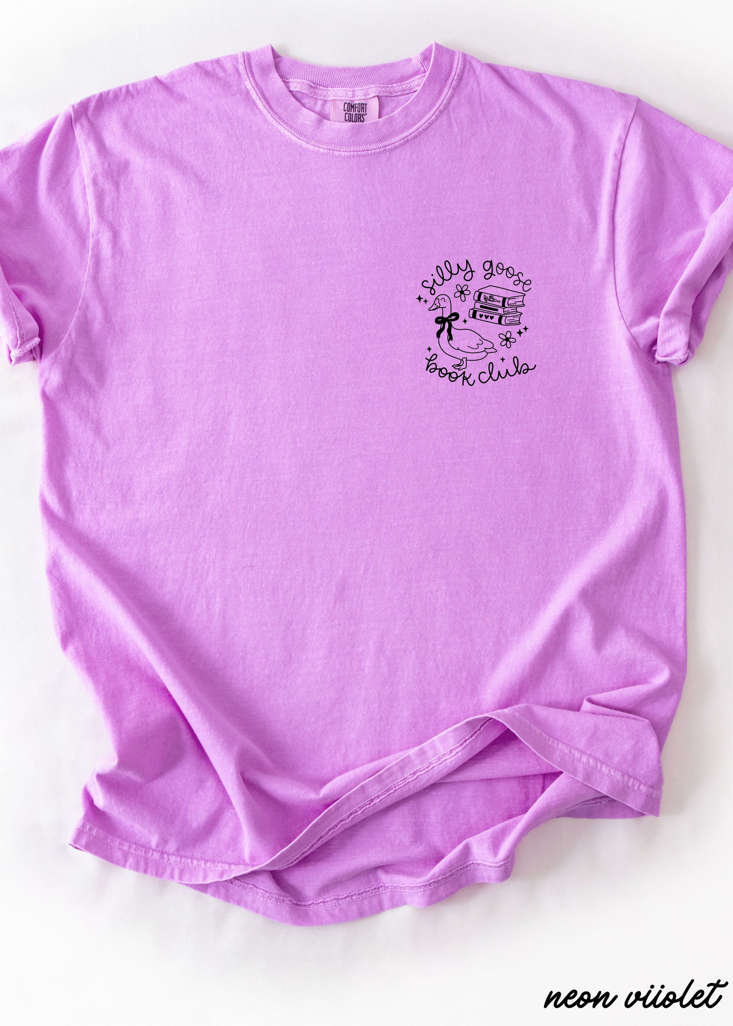 Silly Goose Book Club Pocket Tee *19 Colors (S-3X)