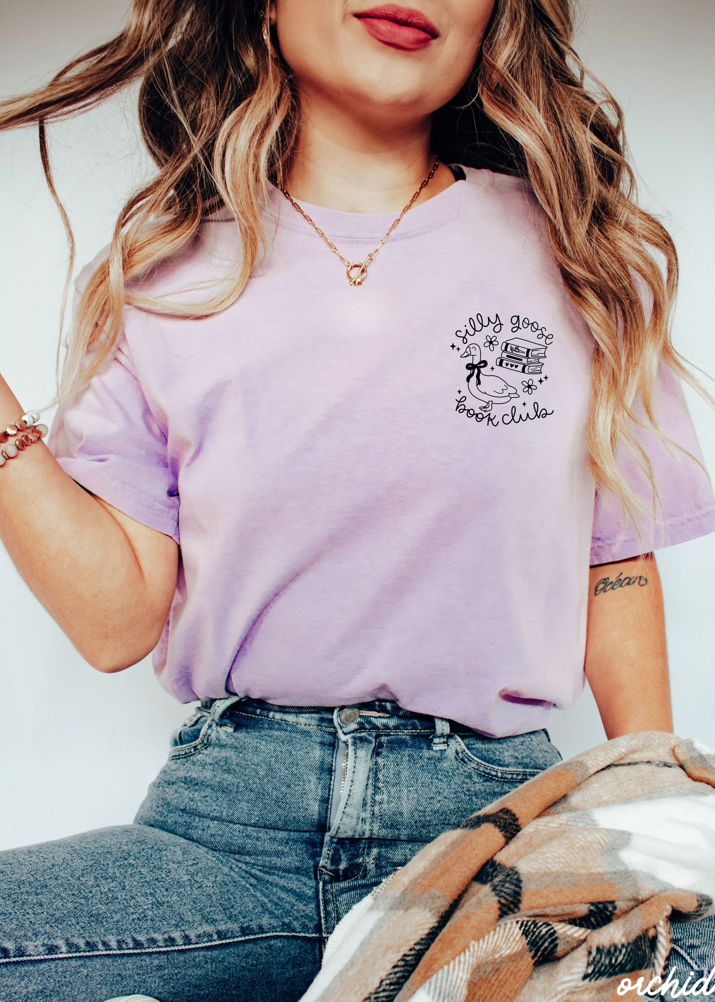 Silly Goose Book Club Pocket Tee *19 Colors (S-3X)