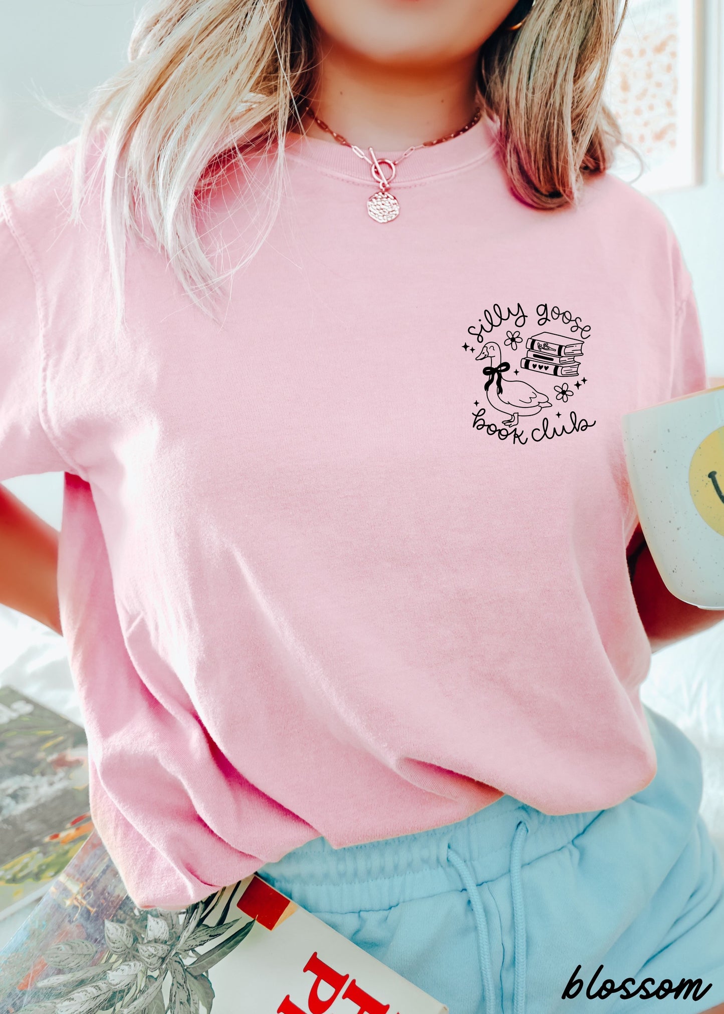 Silly Goose Book Club Pocket Tee *19 Colors (S-3X)