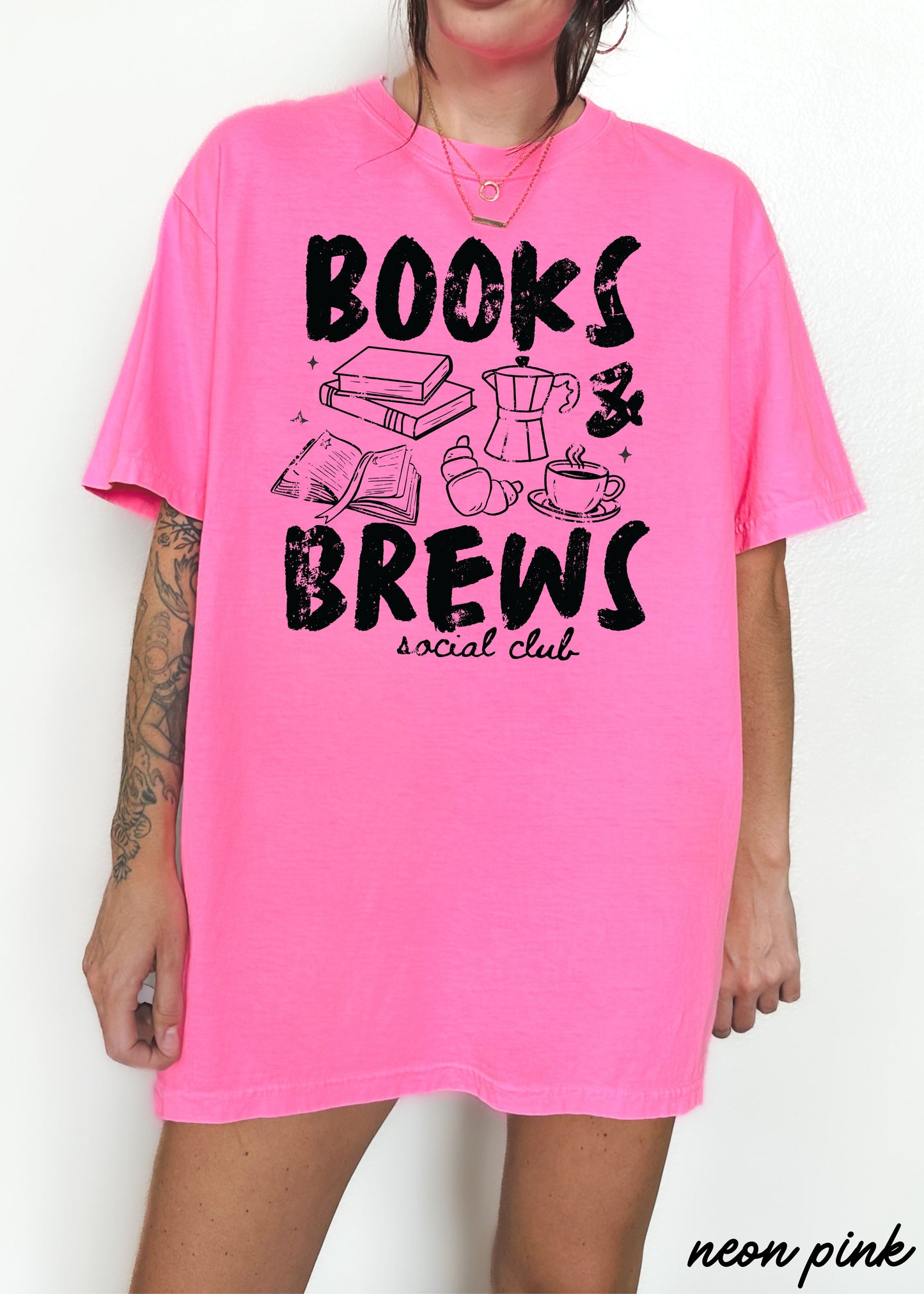 Books & Brews Tee *19 Colors (S-3X)