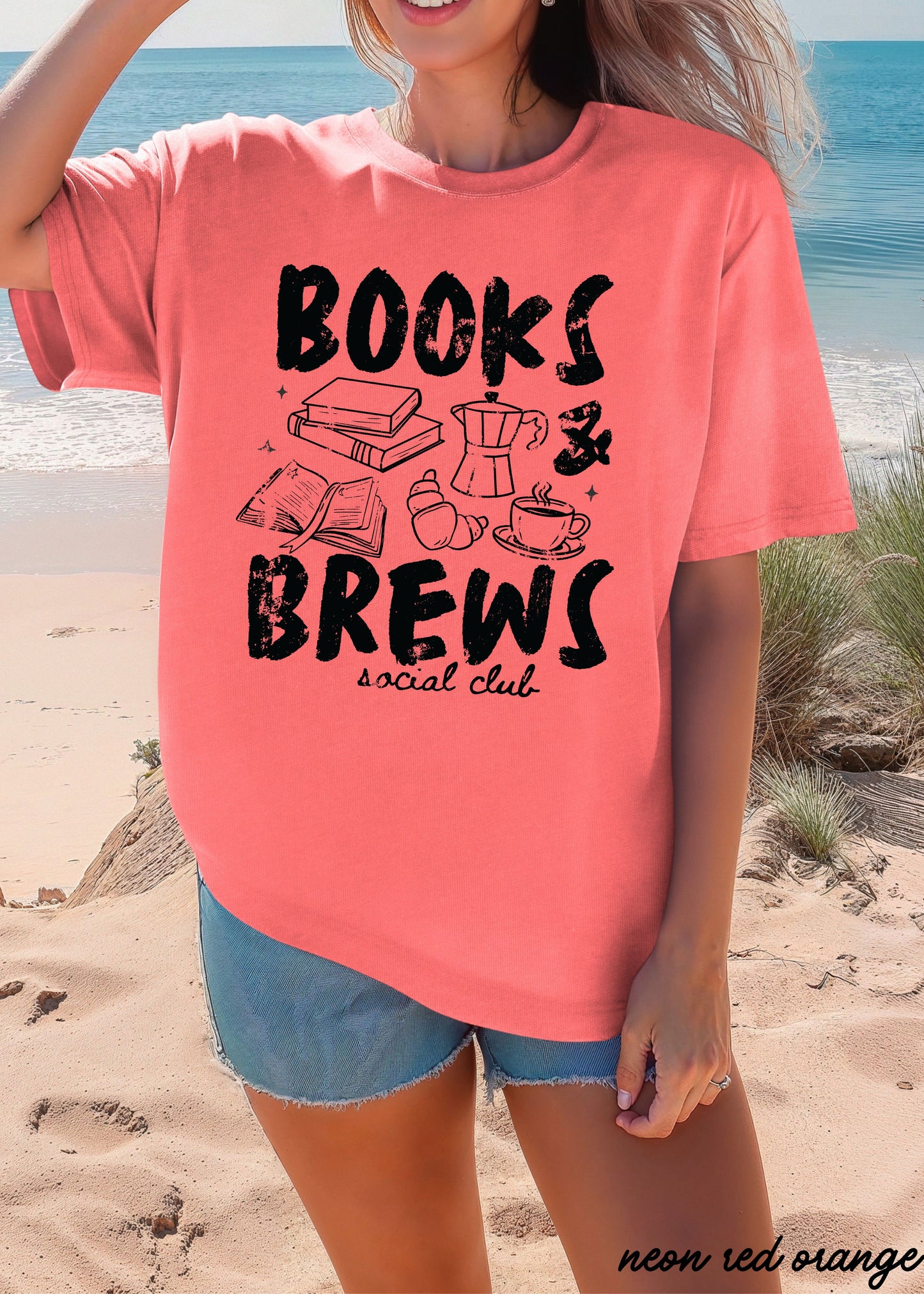 Books & Brews Tee *19 Colors (S-3X)