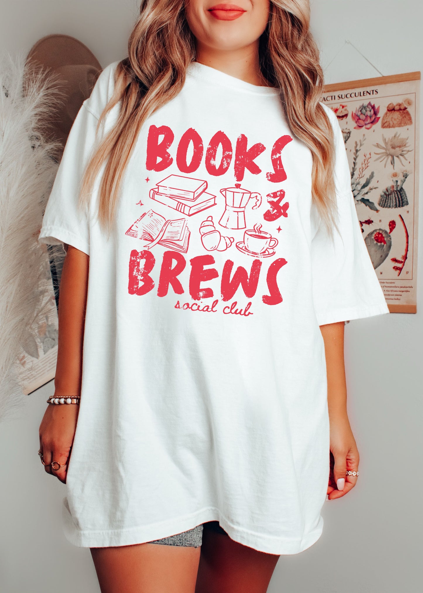 Books & Brews Tee *19 Colors (S-3X)