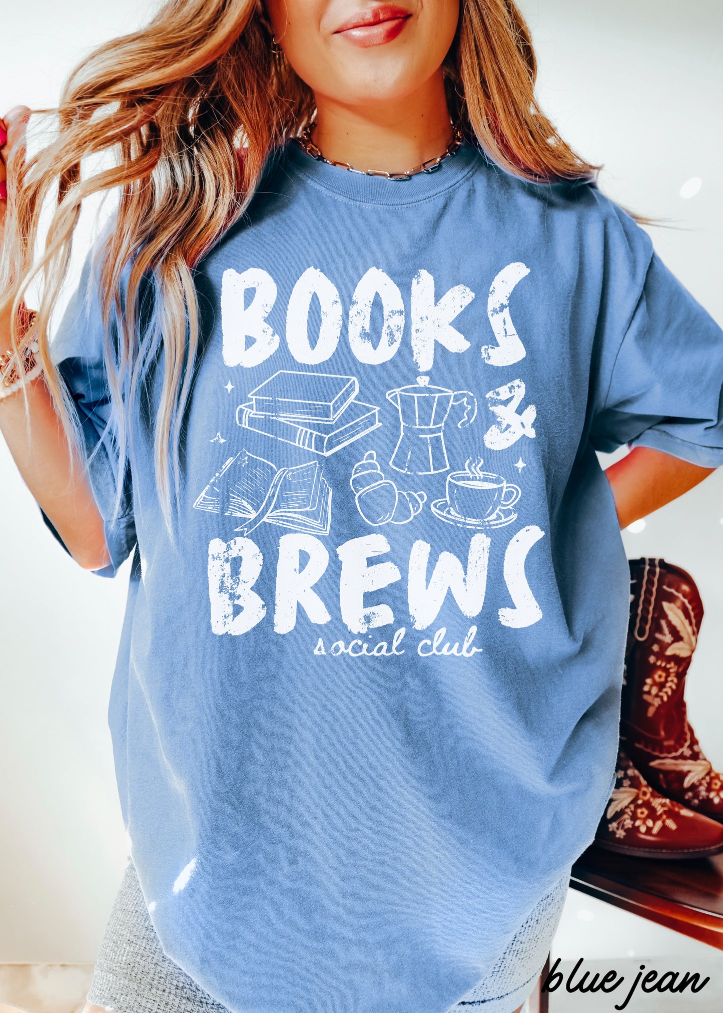 Books & Brews Tee *19 Colors (S-3X)