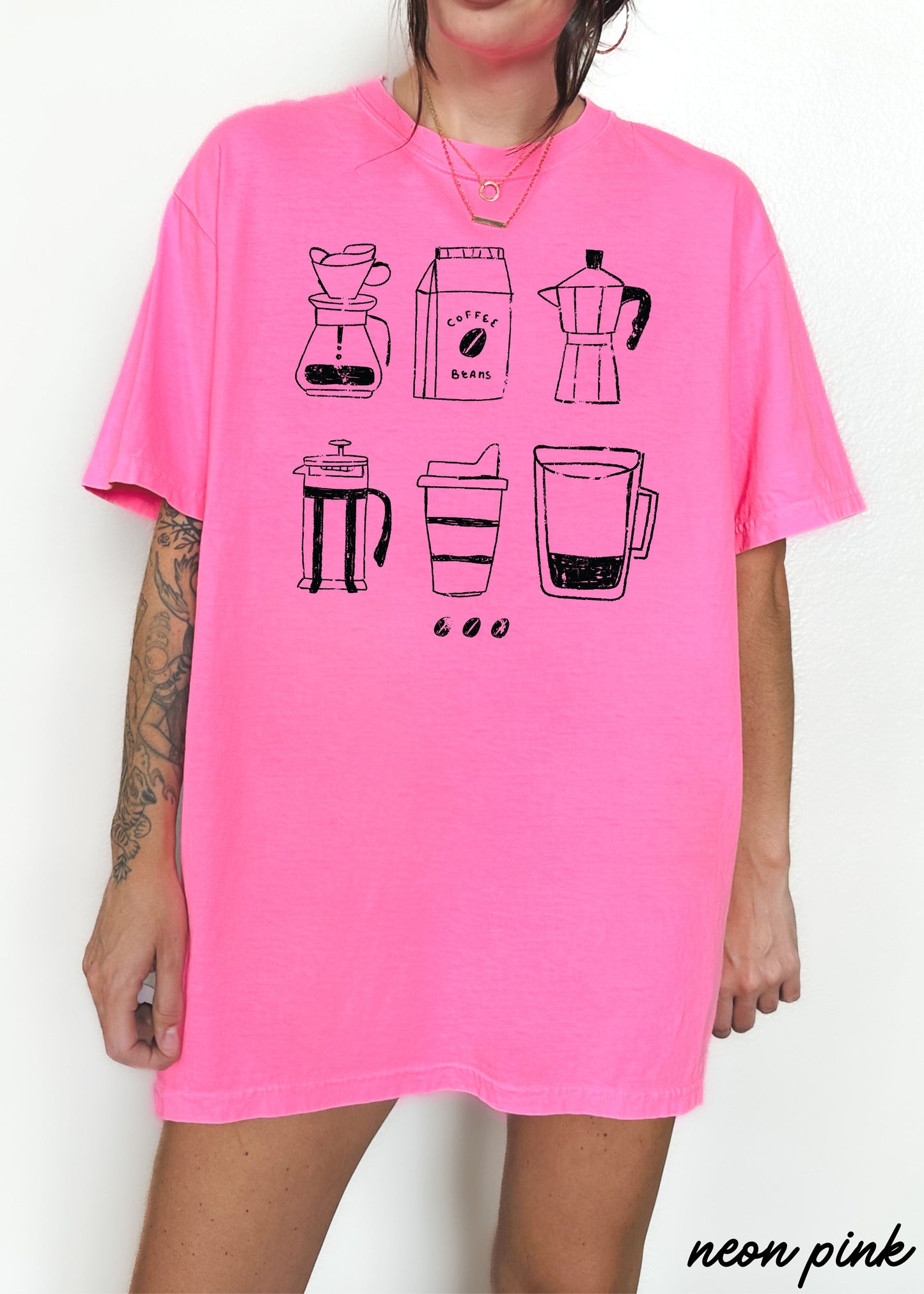 Coffee Beans Tee *18 Colors (S-3X)