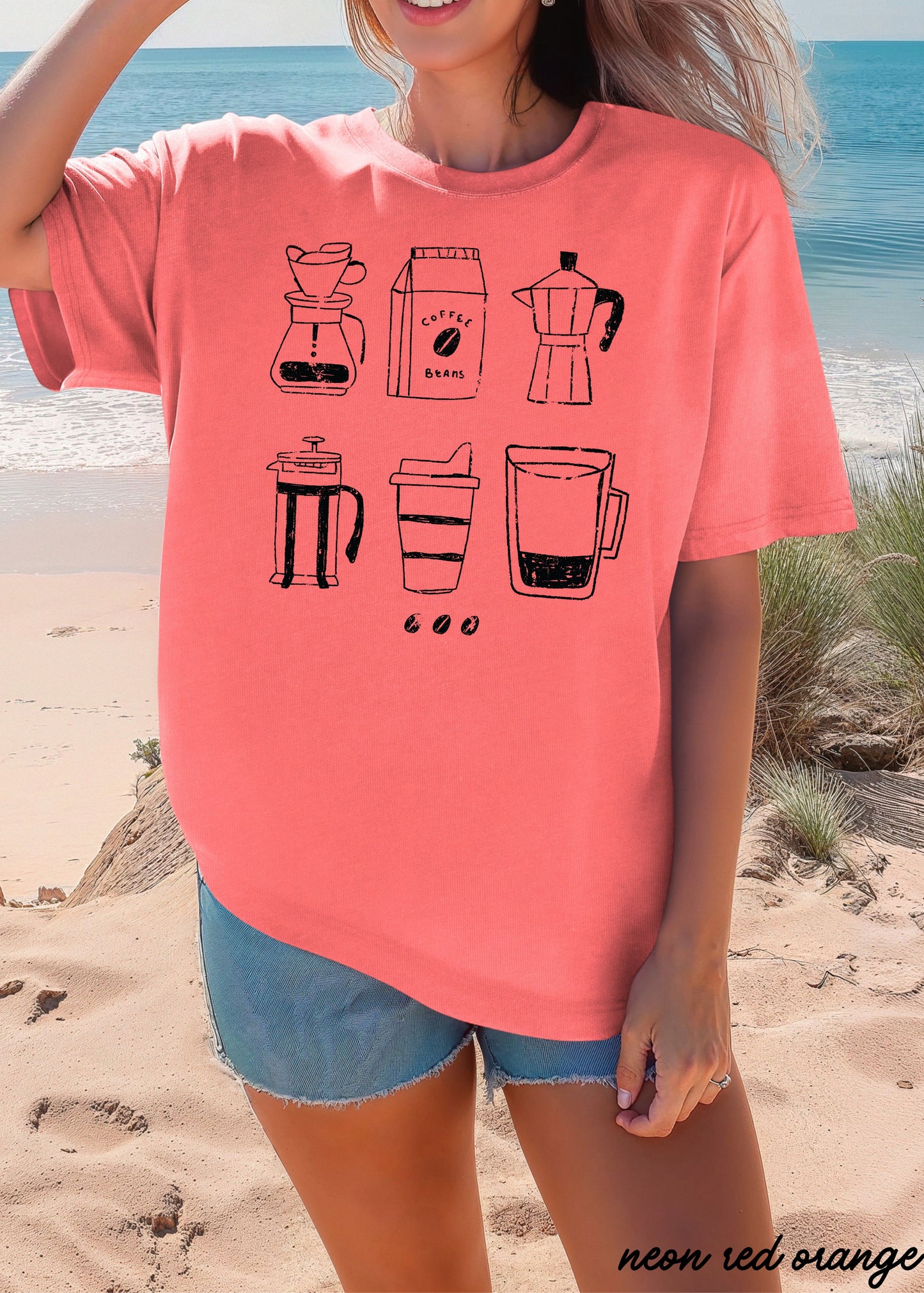 Coffee Beans Tee *18 Colors (S-3X)