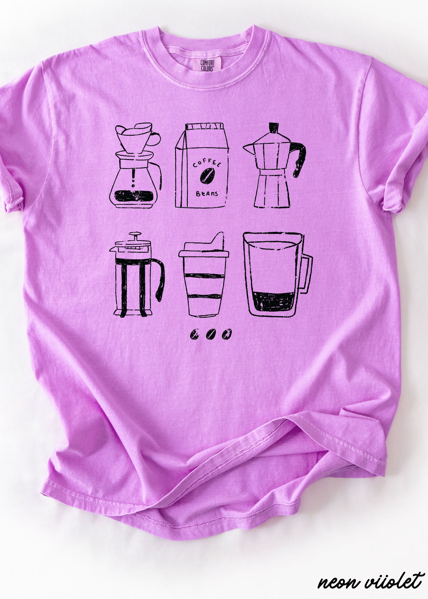 Coffee Beans Tee *18 Colors (S-3X)