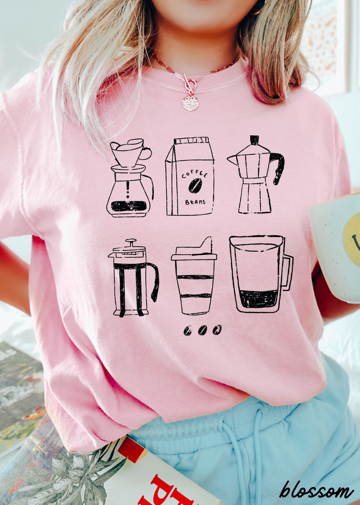 Coffee Beans Tee *18 Colors (S-3X)
