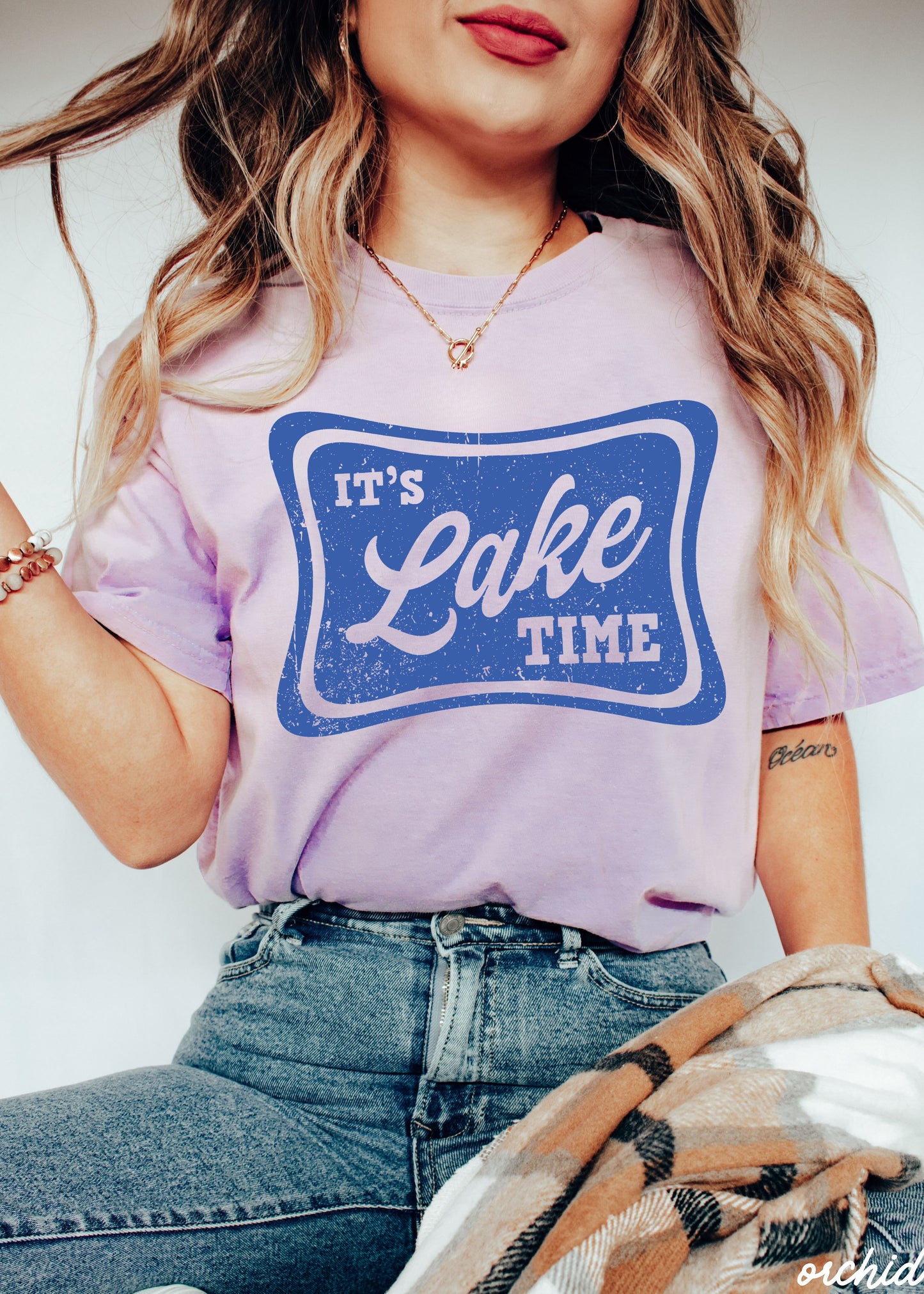 Lake Time Tee *16 Colors (S-3X)