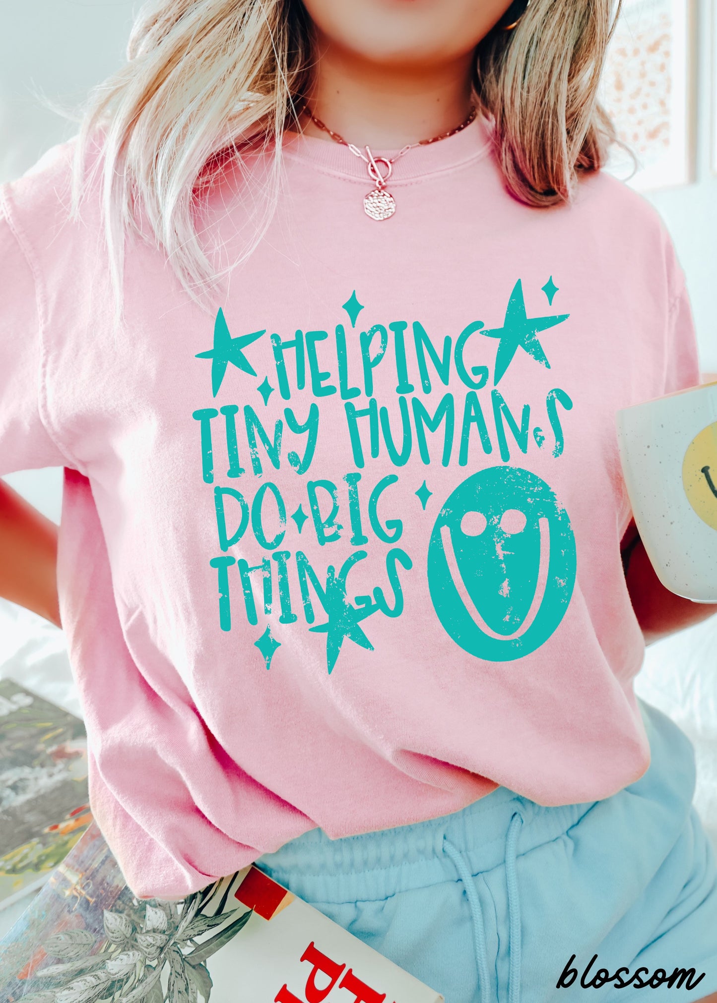 Helping Tiny Humans Teacher Tee *21 Colors (S-3X)