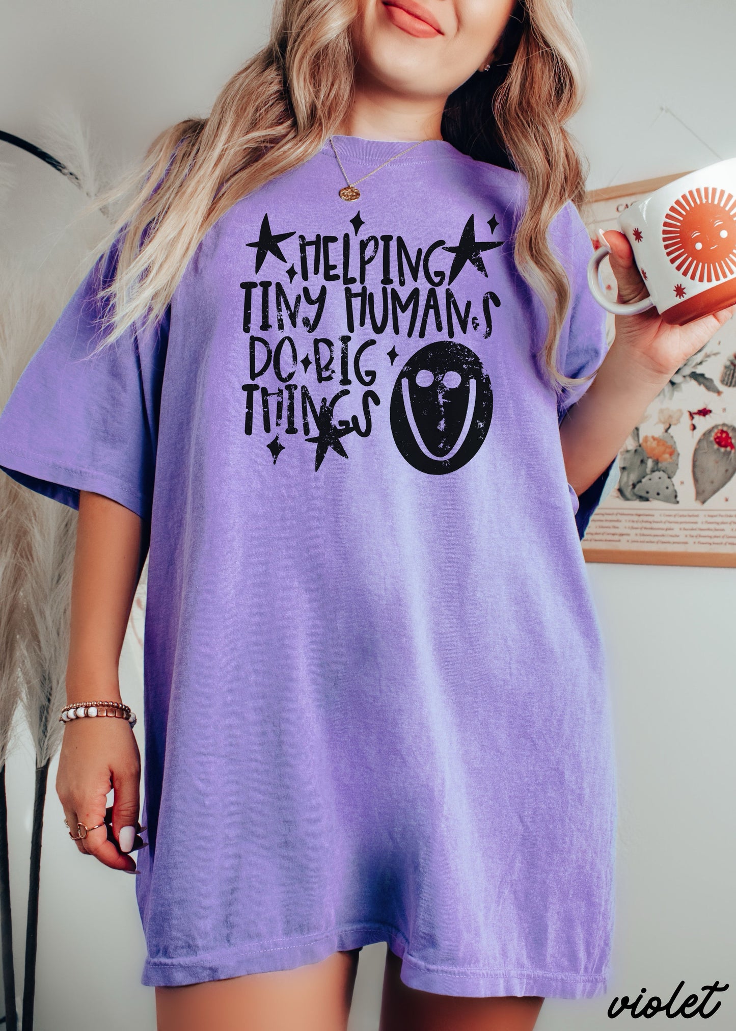 Helping Tiny Humans Teacher Tee *21 Colors (S-3X)