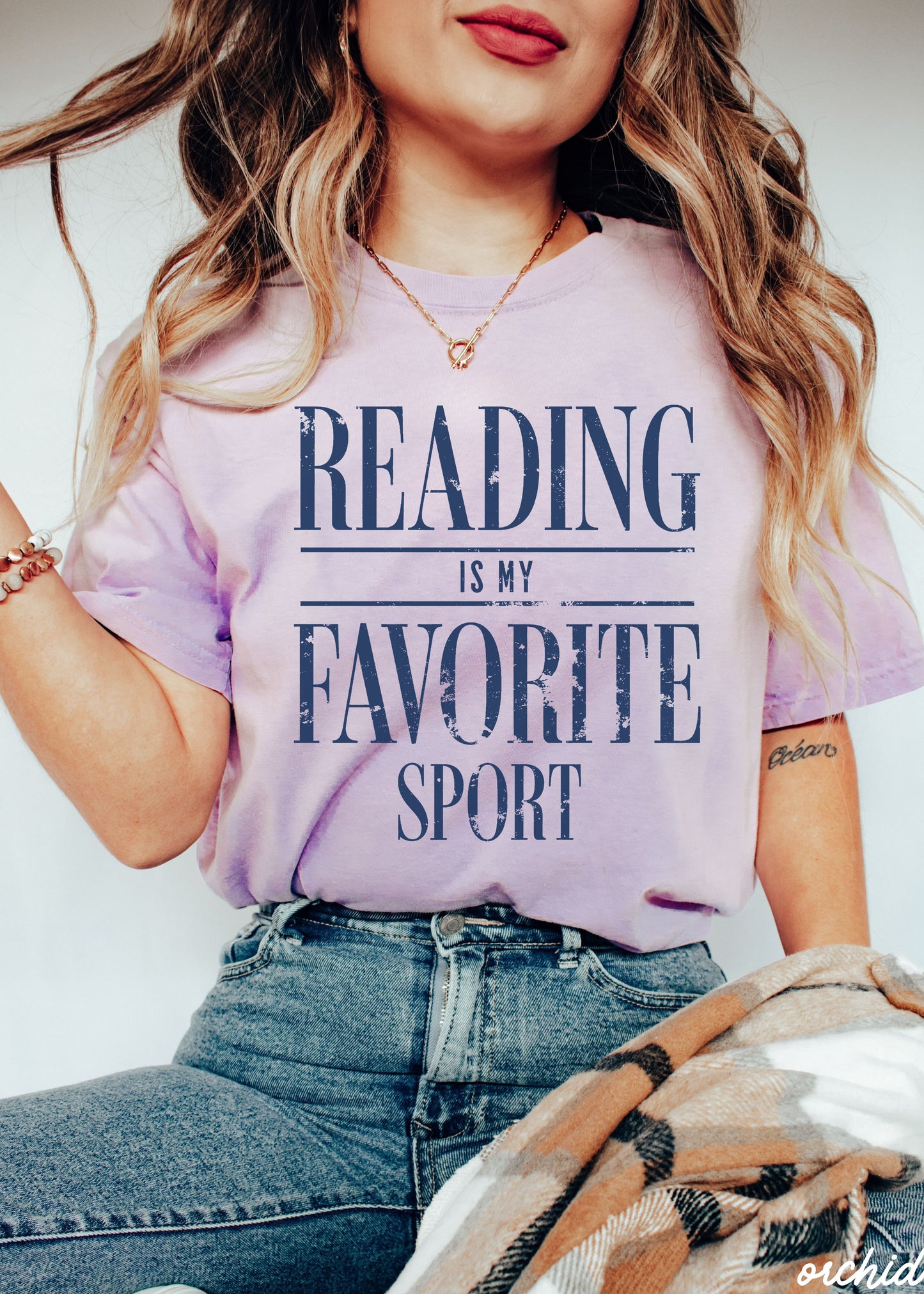 Reading Is My Favorite Sport Teacher Tee *21 Colors (S-3X)