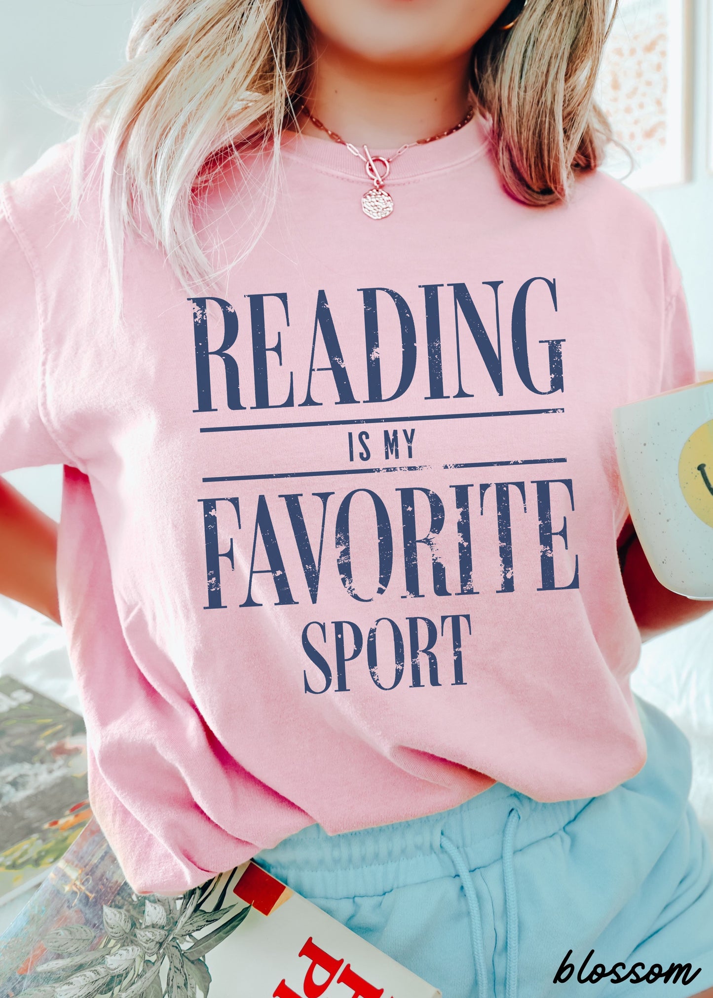 Reading Is My Favorite Sport Teacher Tee *21 Colors (S-3X)