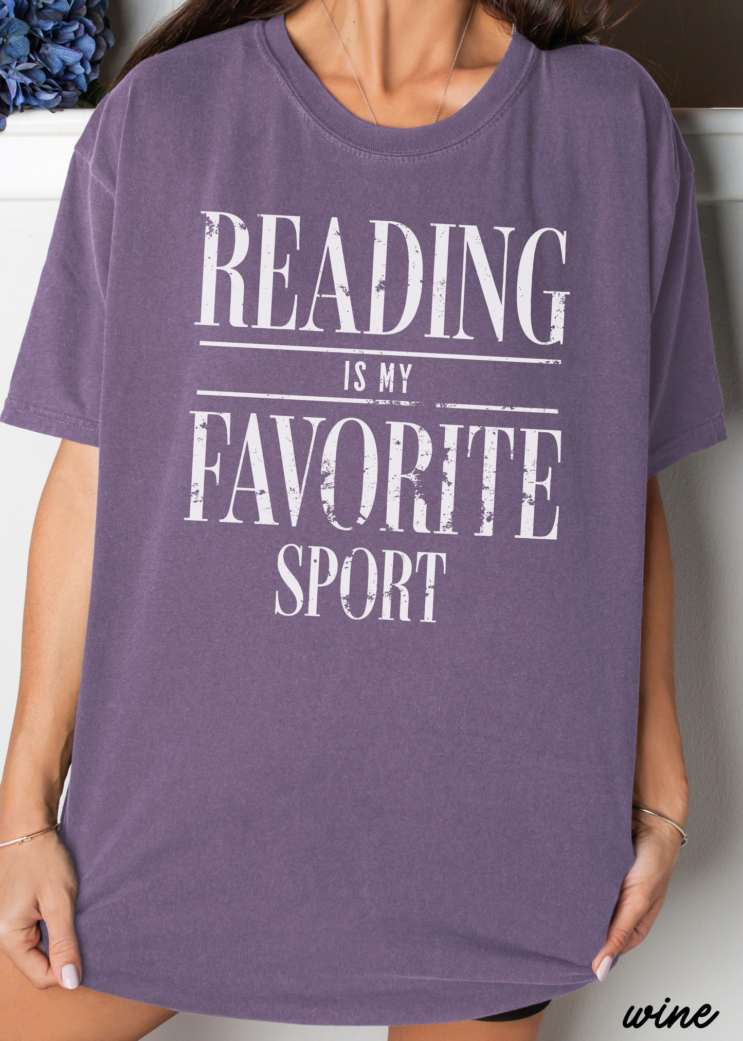 Reading Is My Favorite Sport Teacher Tee *21 Colors (S-3X)