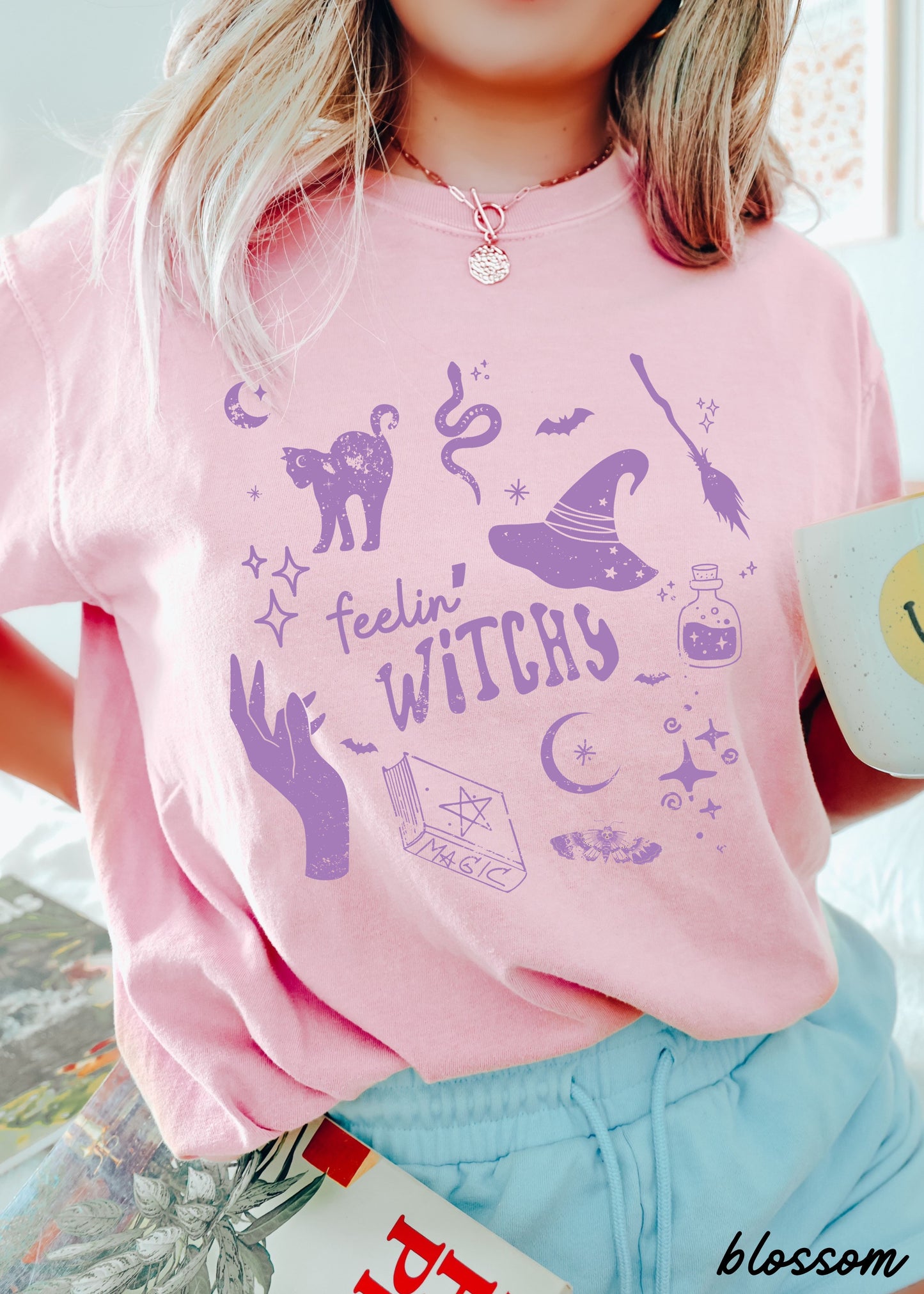 Feelin' Witchy Collage Tee *13 Colors (S-3X)