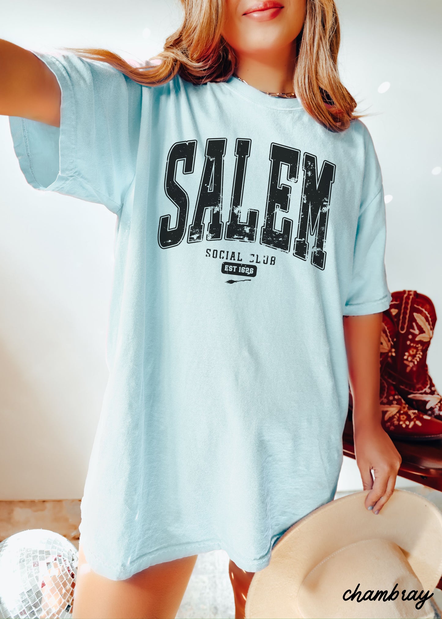 Salem Social Club Tee *15 Colors (S-3X)