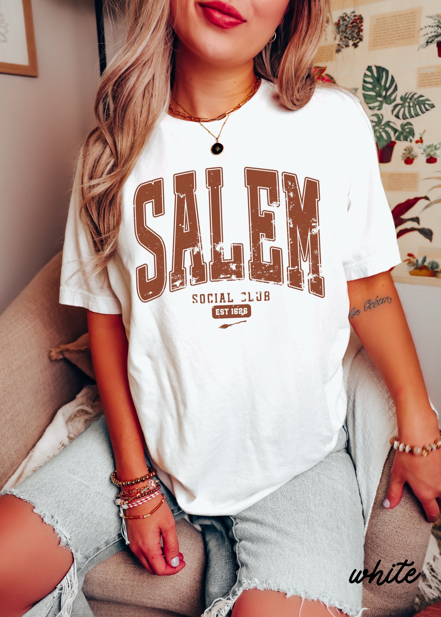 Salem Social Club Tee *15 Colors (S-3X)