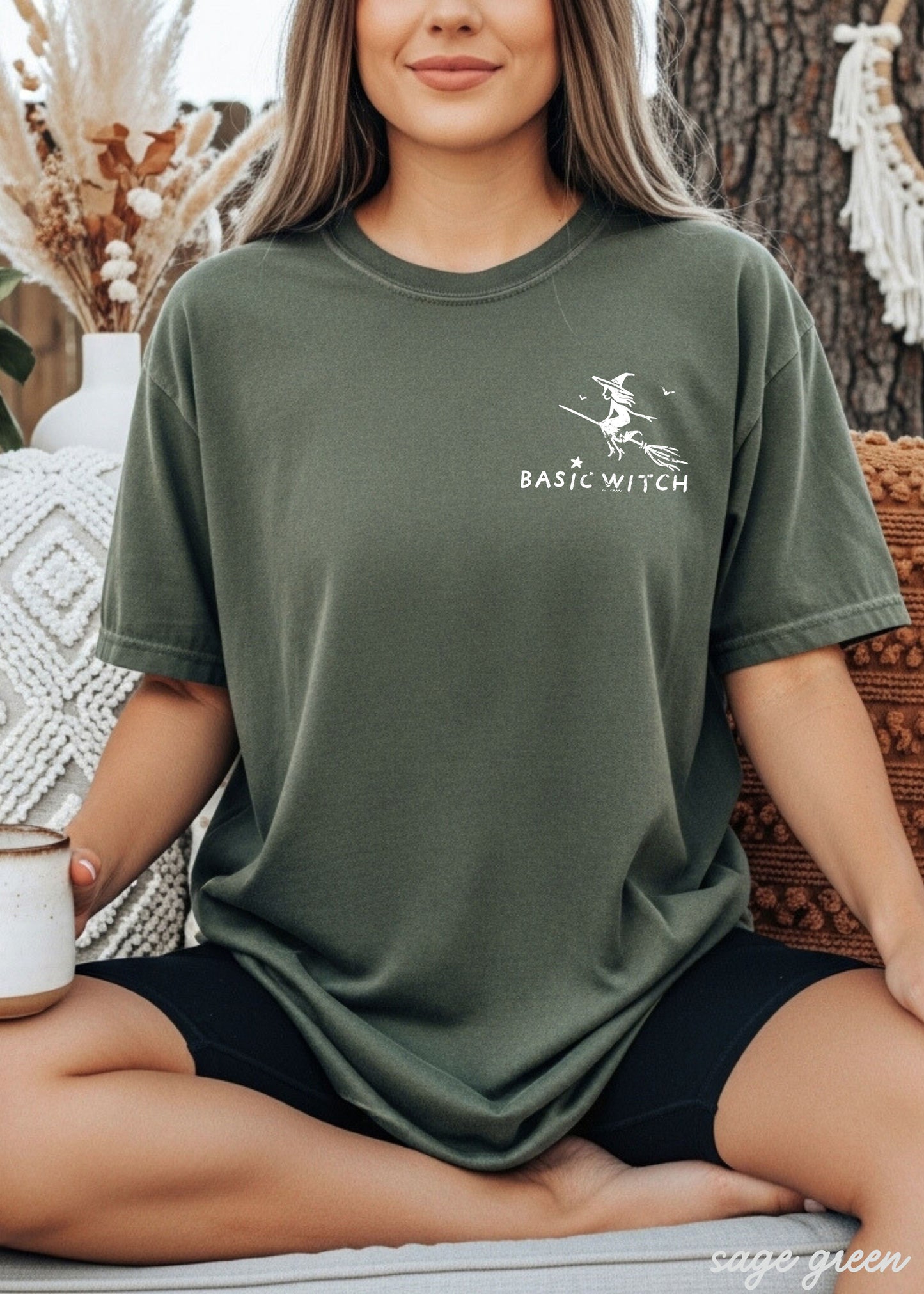 Pocket Basic Witch Tee *15 Colors (S-3X)