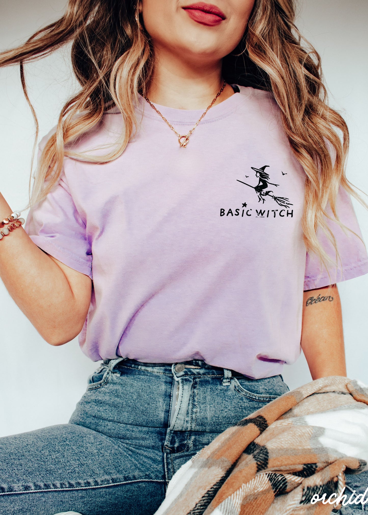 Pocket Basic Witch Tee *15 Colors (S-3X)