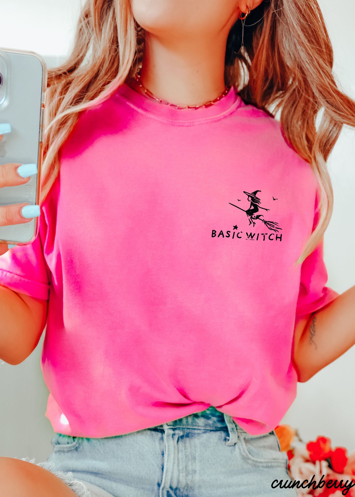 Pocket Basic Witch Tee *15 Colors (S-3X)