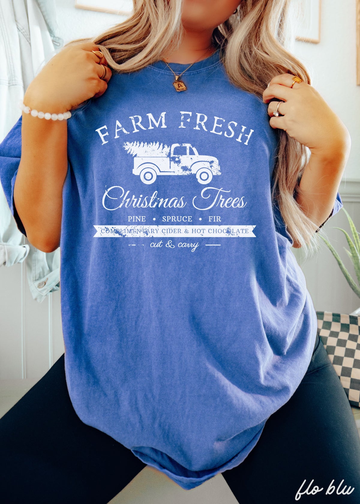 Farm Fresh Christmas Trees Tee *10 Colors (S-3X)