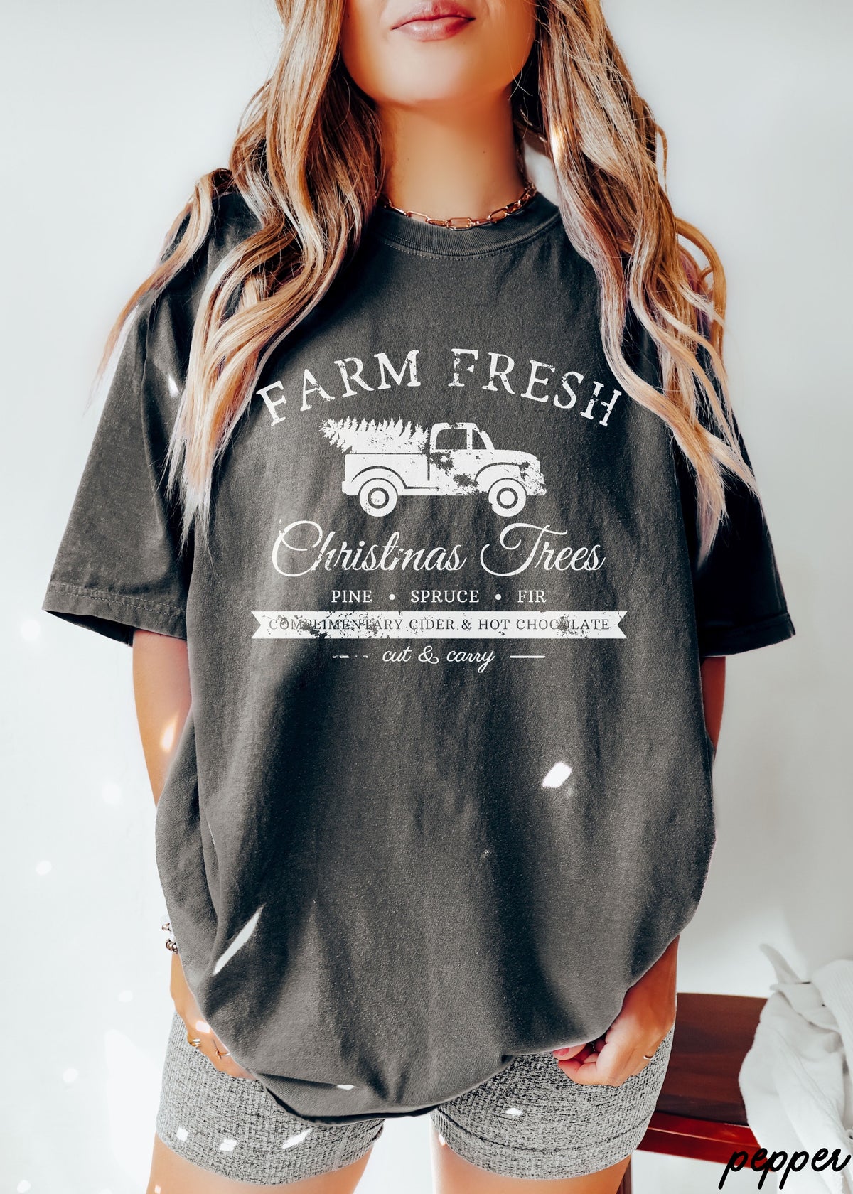 Farm Fresh Christmas Trees Tee *10 Colors (S-3X)