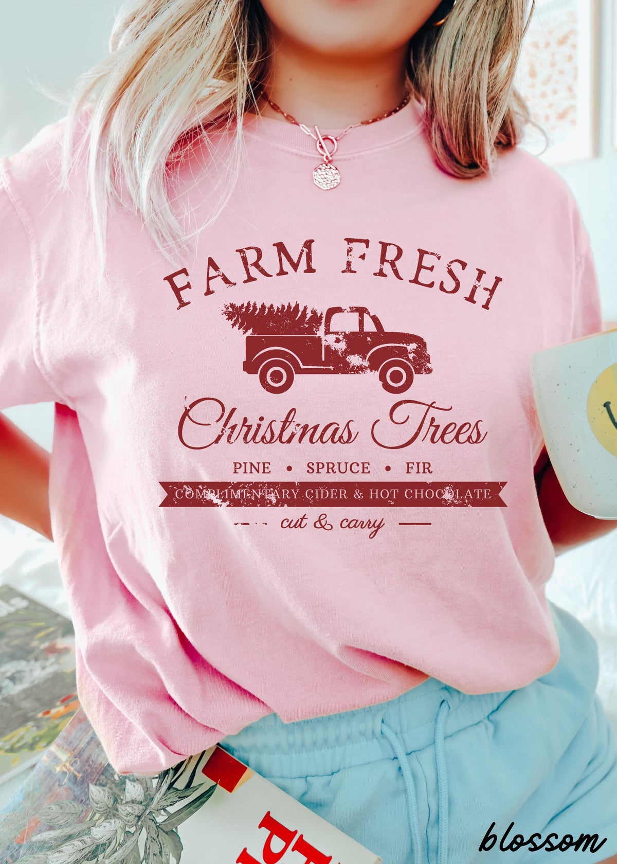 Farm Fresh Christmas Trees Tee *10 Colors (S-3X)
