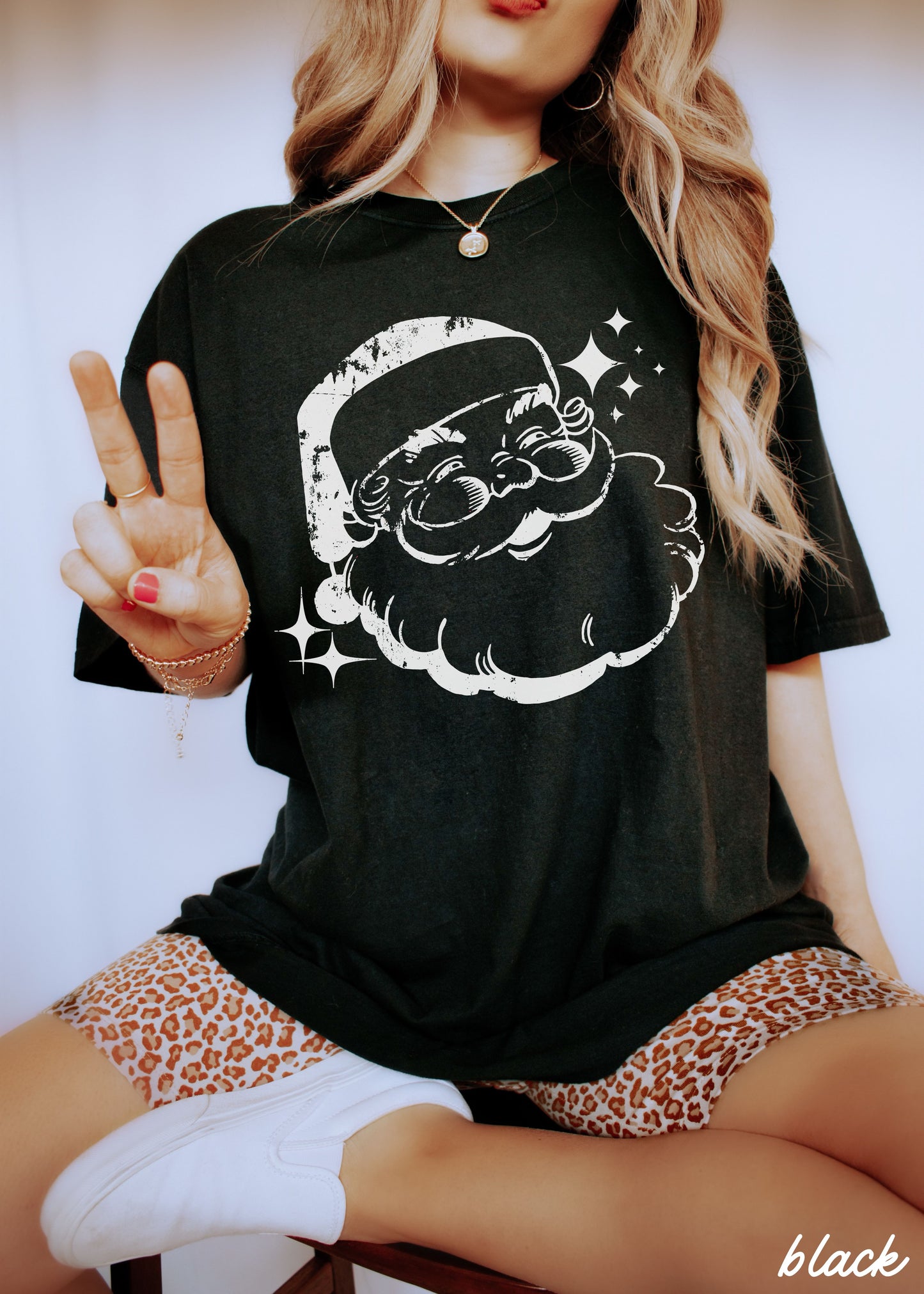 Santa Sparkles Tee *4 Colors (S-3X)