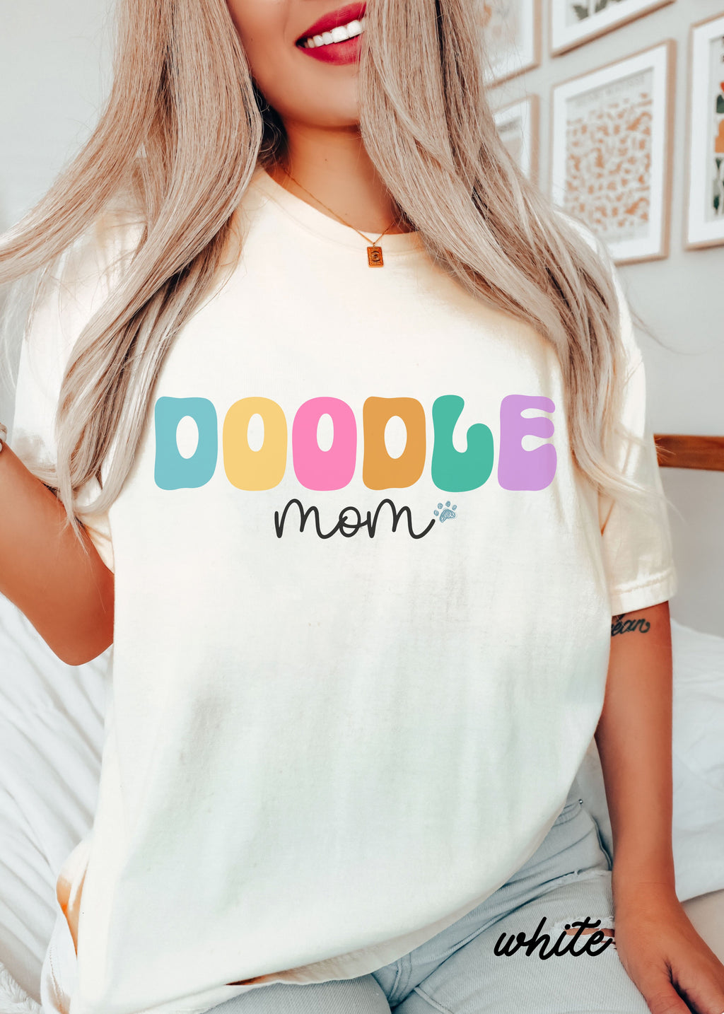 *Doodle Mom Tee *5 Colors (S-3X)