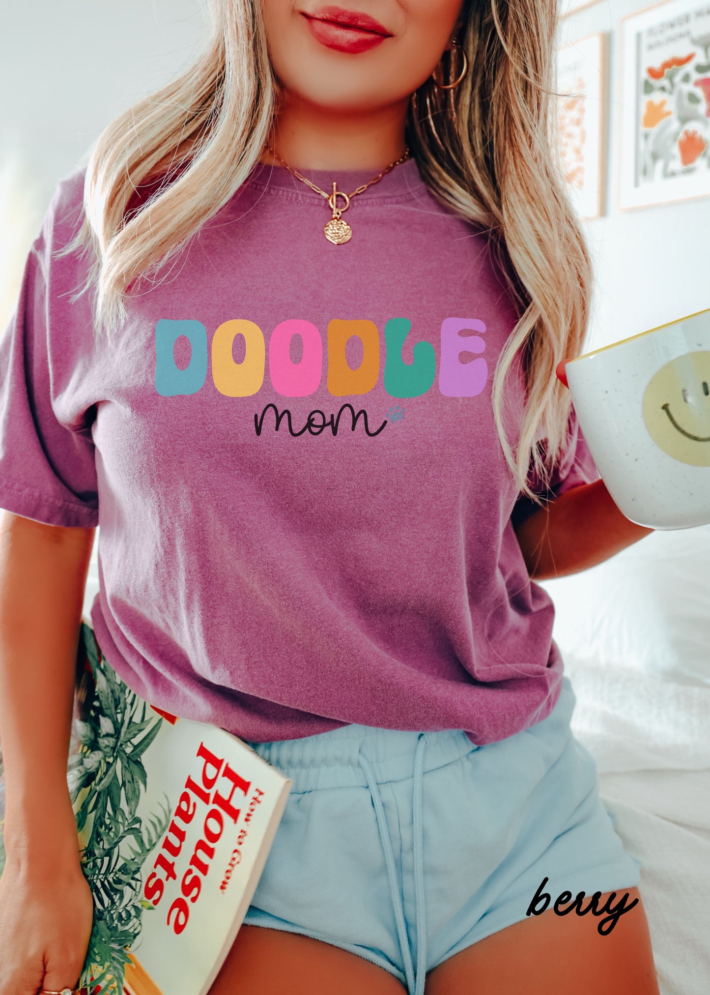 *Doodle Mom Tee *5 Colors (S-3X)