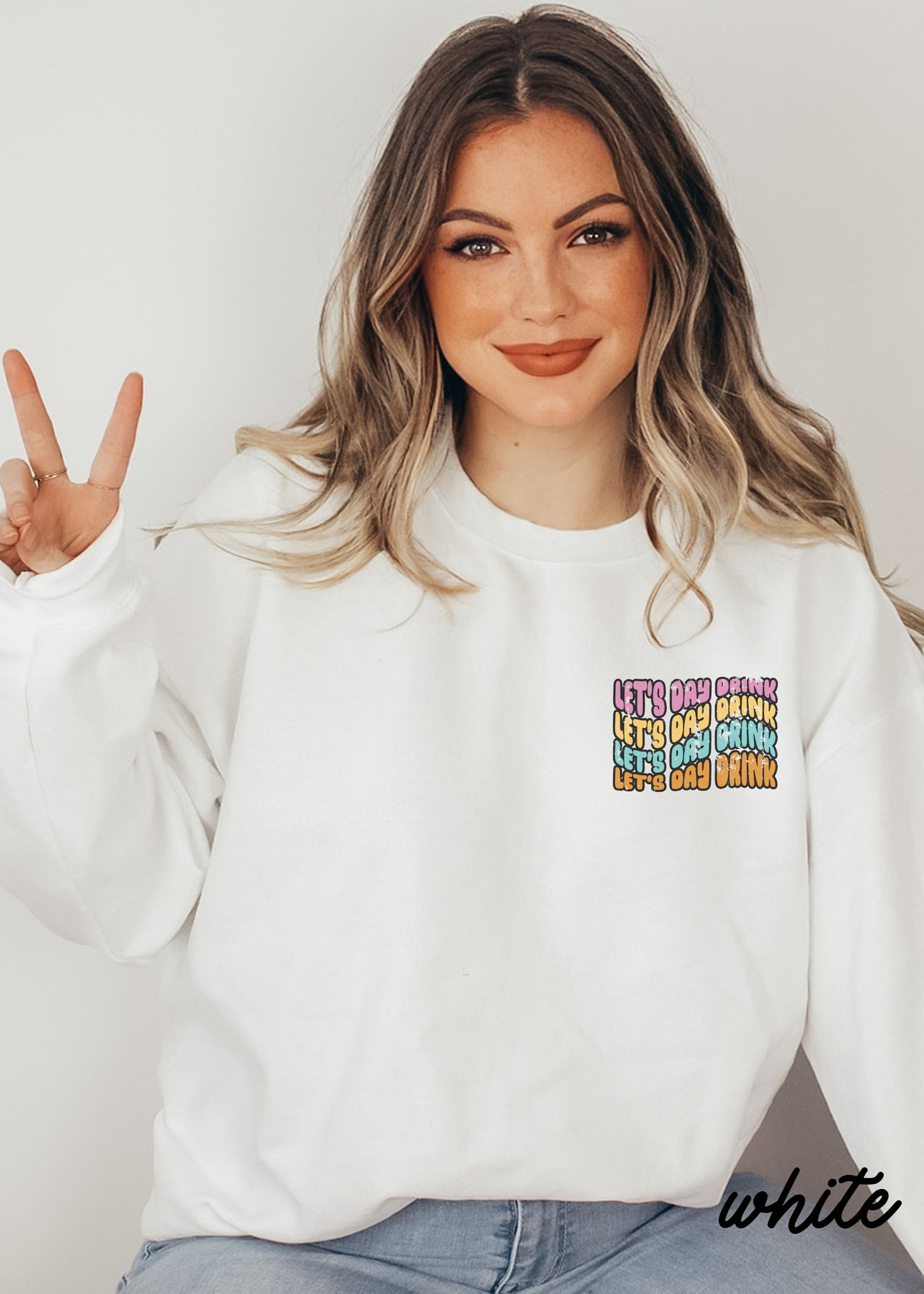*Let's Day Drink Hoodie *4 Colors (S-5X)