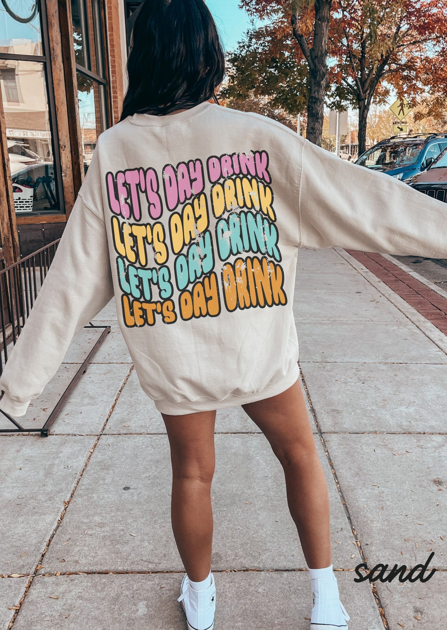 *Let's Day Drink Sweatshirt *4 Colors (S-5X)