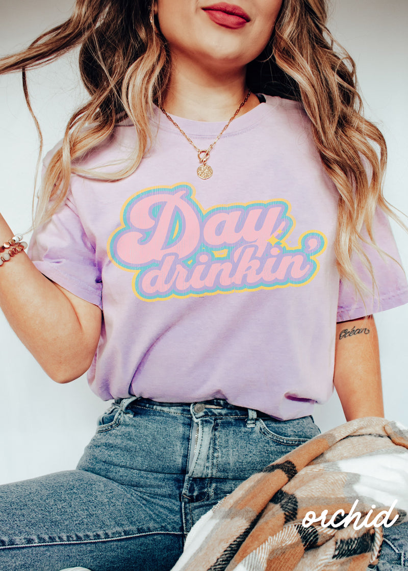*Day Drinkin' Tee Bright *2 Colors (S-4X)