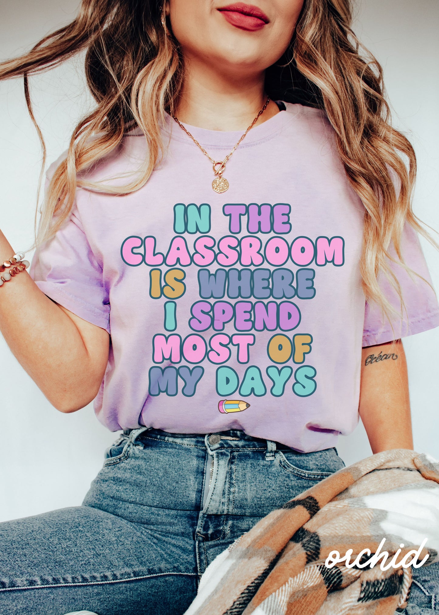 *In the Classroom Tee *8 Colors (S-4X)