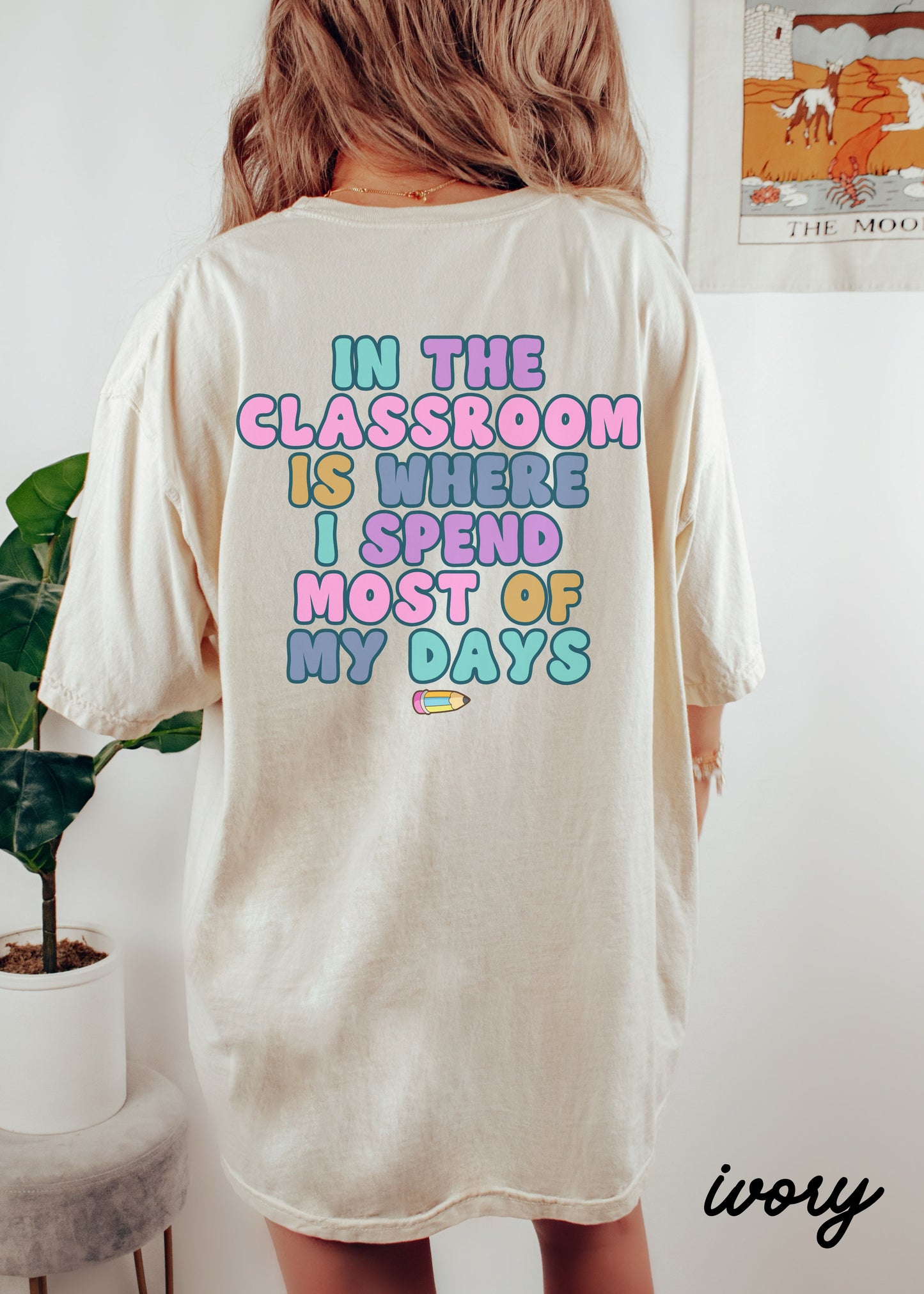 *In the Classroom Back Design Tee *5 Colors (S-4X)