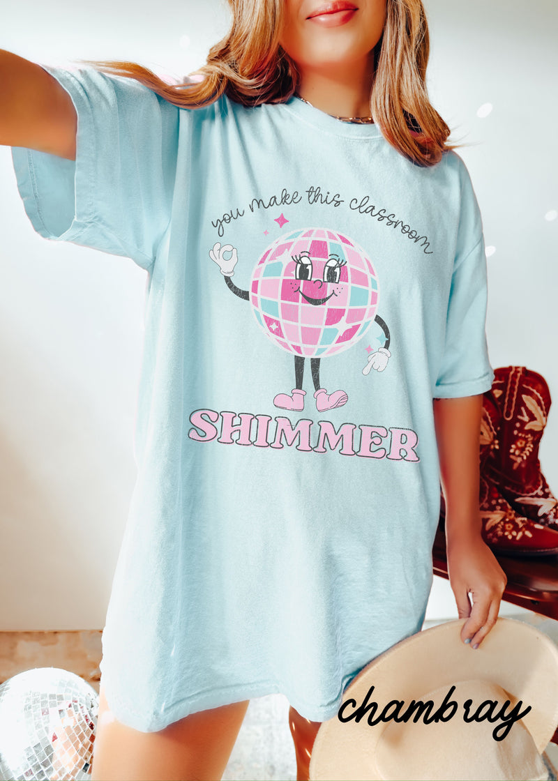 *Shimmer Tee *8 Colors (S-4X)