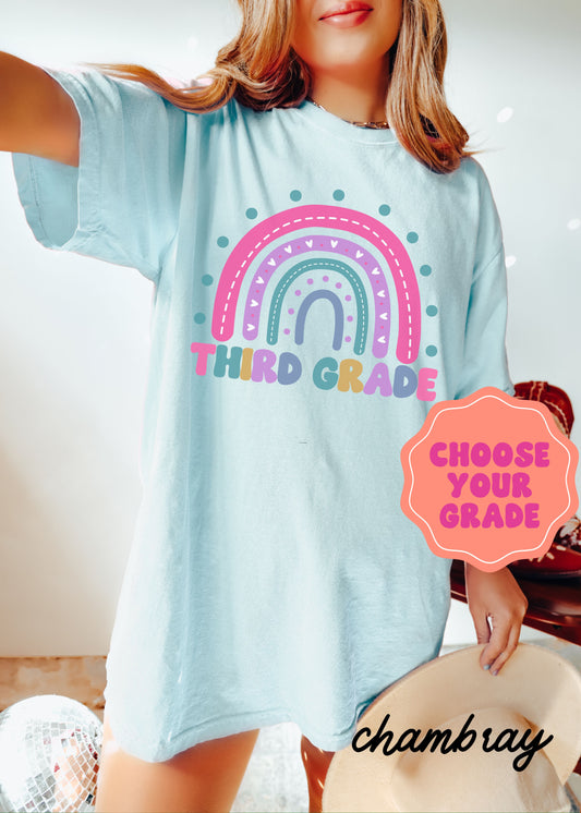 *Personalized Grade Rainbow *8 Colors (S-4X)