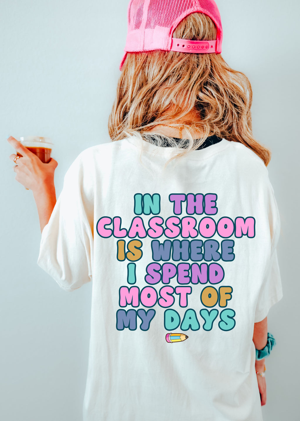 *In the Classroom Back Design Tee *5 Colors (S-4X)