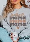 *FOOTBALL Mama Two Toned Sweatshirt *4 Colors (S-5X)